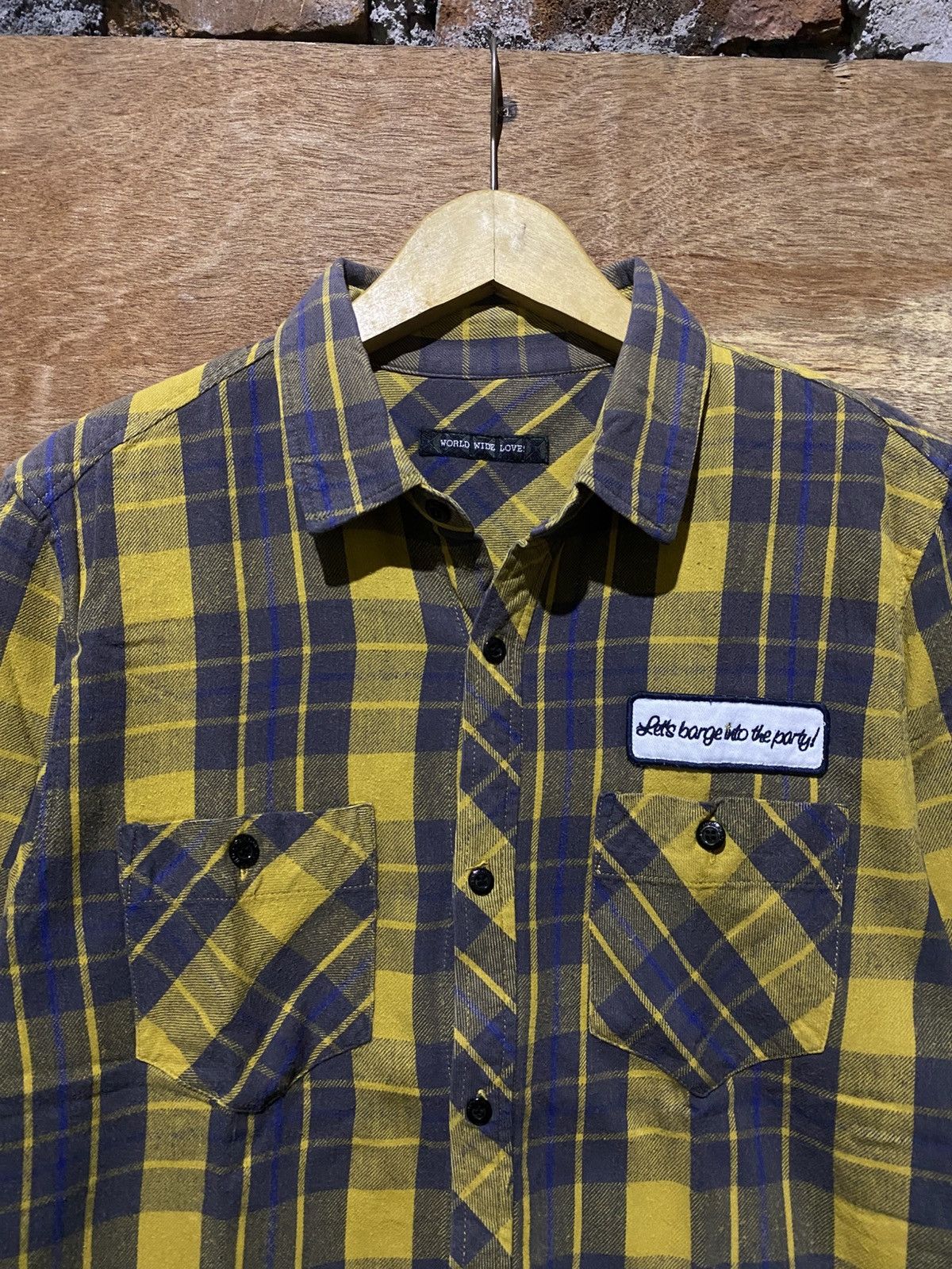 Japanese Brand Worldwidelove plaid flannelshirt Size US M / EU 48-50 / 2 - 4 Thumbnail