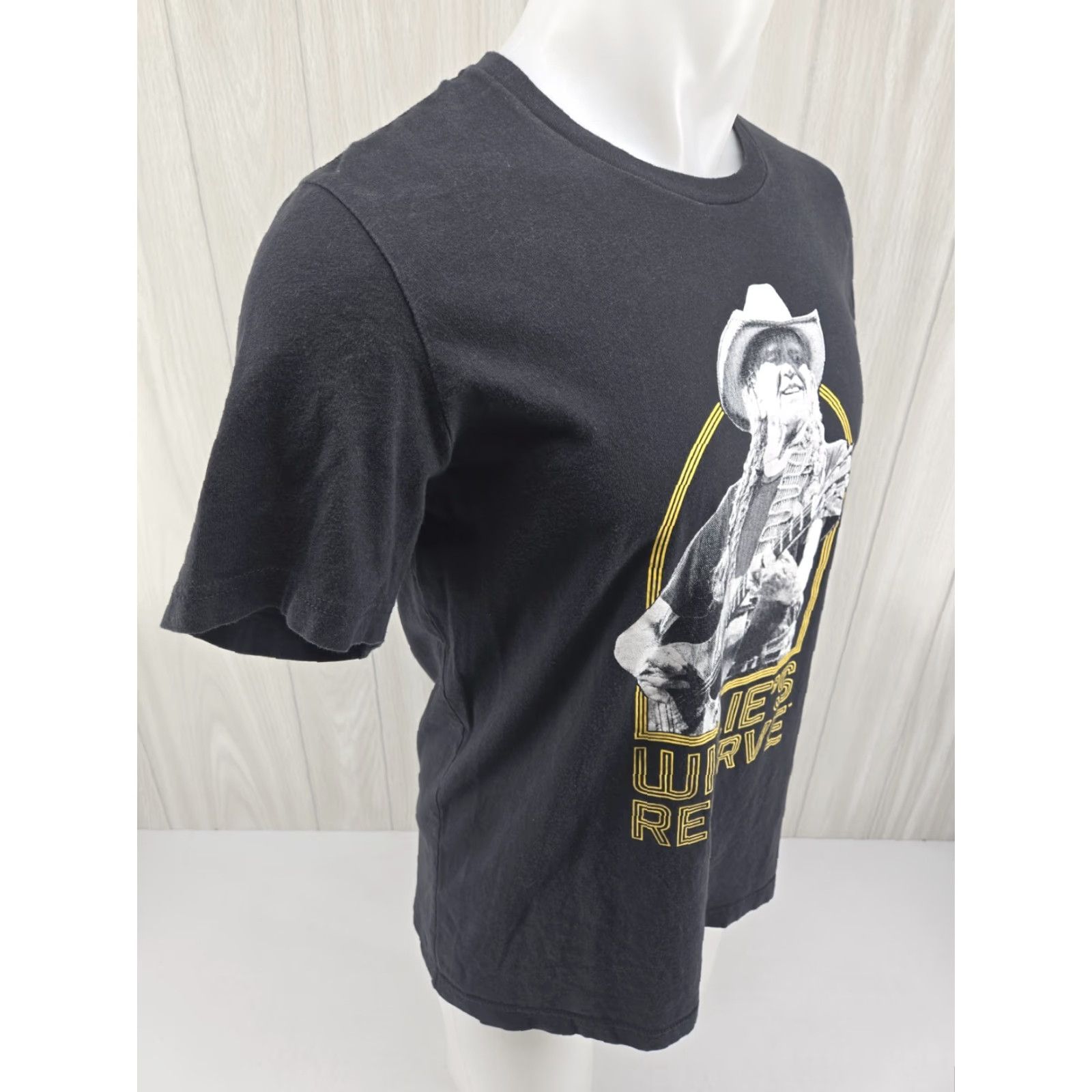 Vintage Willie's Reserve Black T-Shirt Men's LARGE Slim Willie Nelson Shirt Size US L / EU 52-54 / 3 - 7 Thumbnail