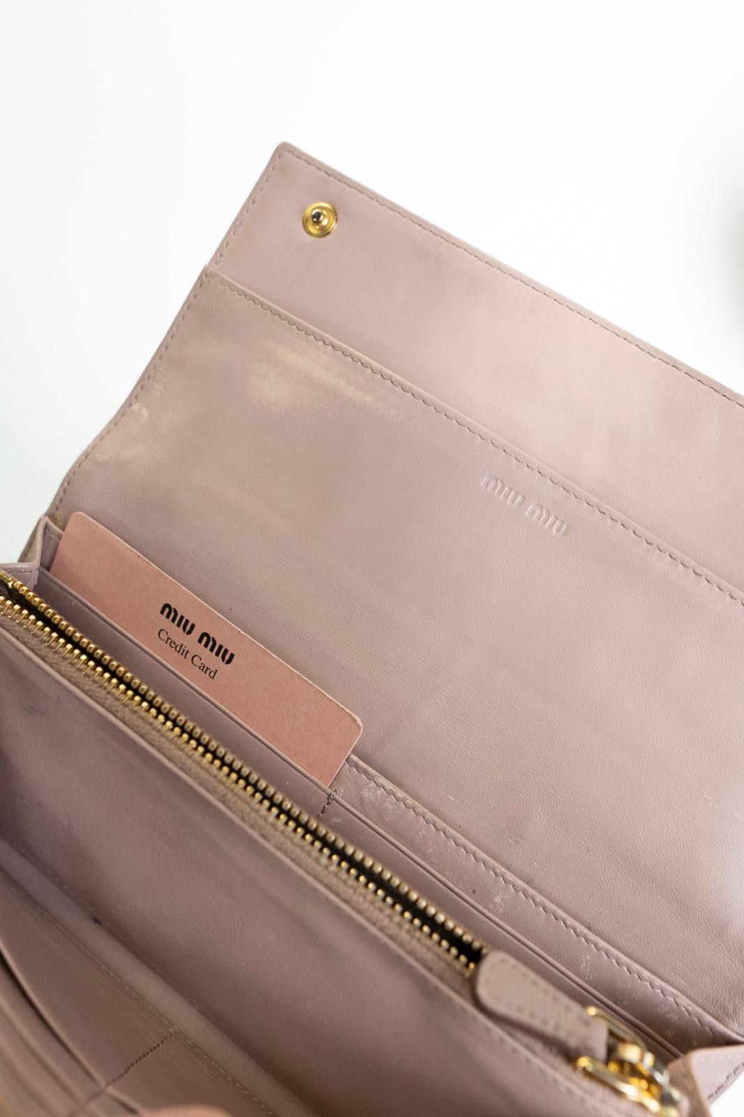 Miu Miu 00's Miu Miu Crocodile-Embossed Leather Long Wallet Size ONE SIZE - 4 Thumbnail