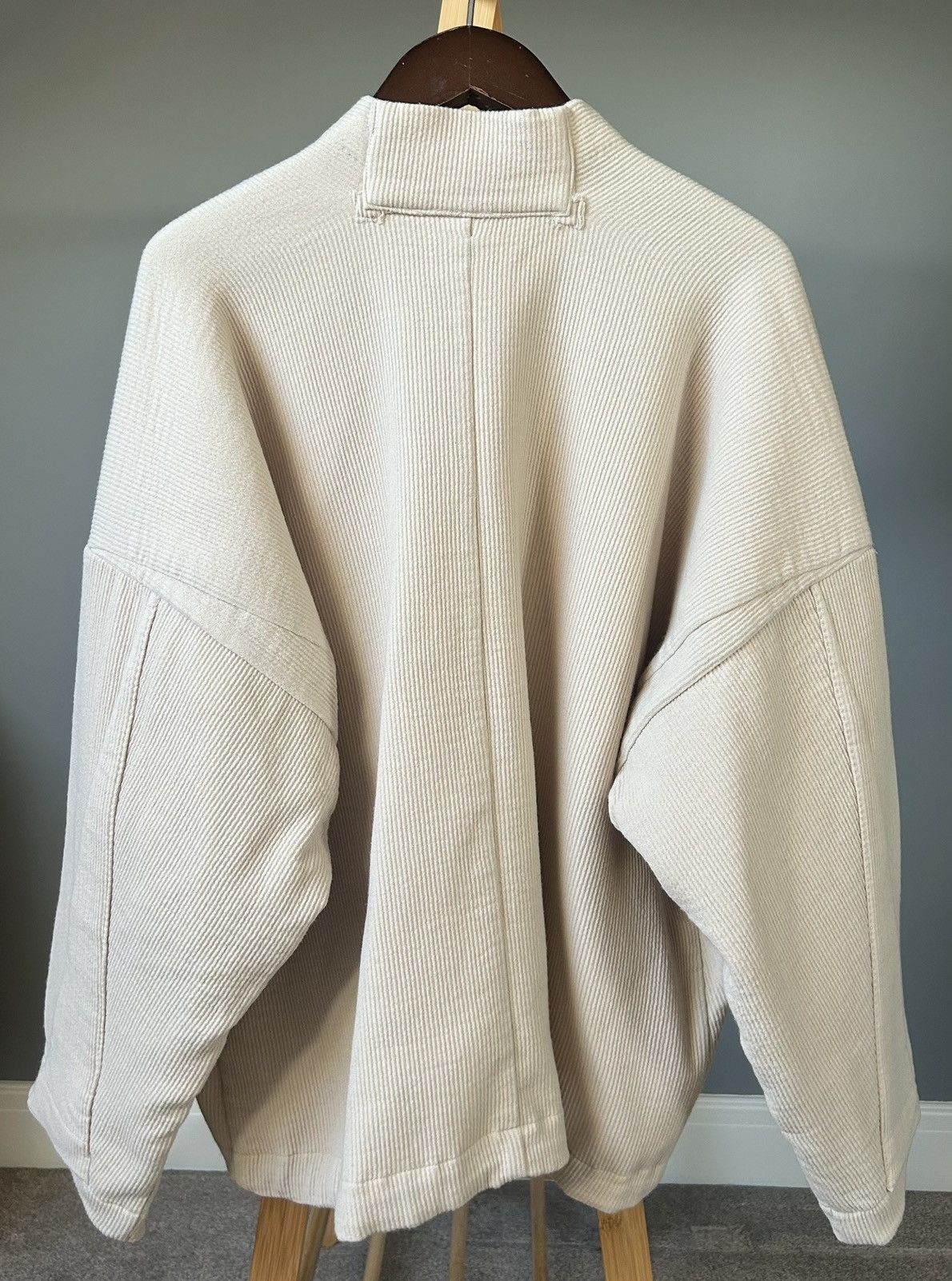 Jan Jan Van Essche Sweat #39 - Ecru Ridged Wool Size US M / EU 48-50 / 2 - 3 Thumbnail