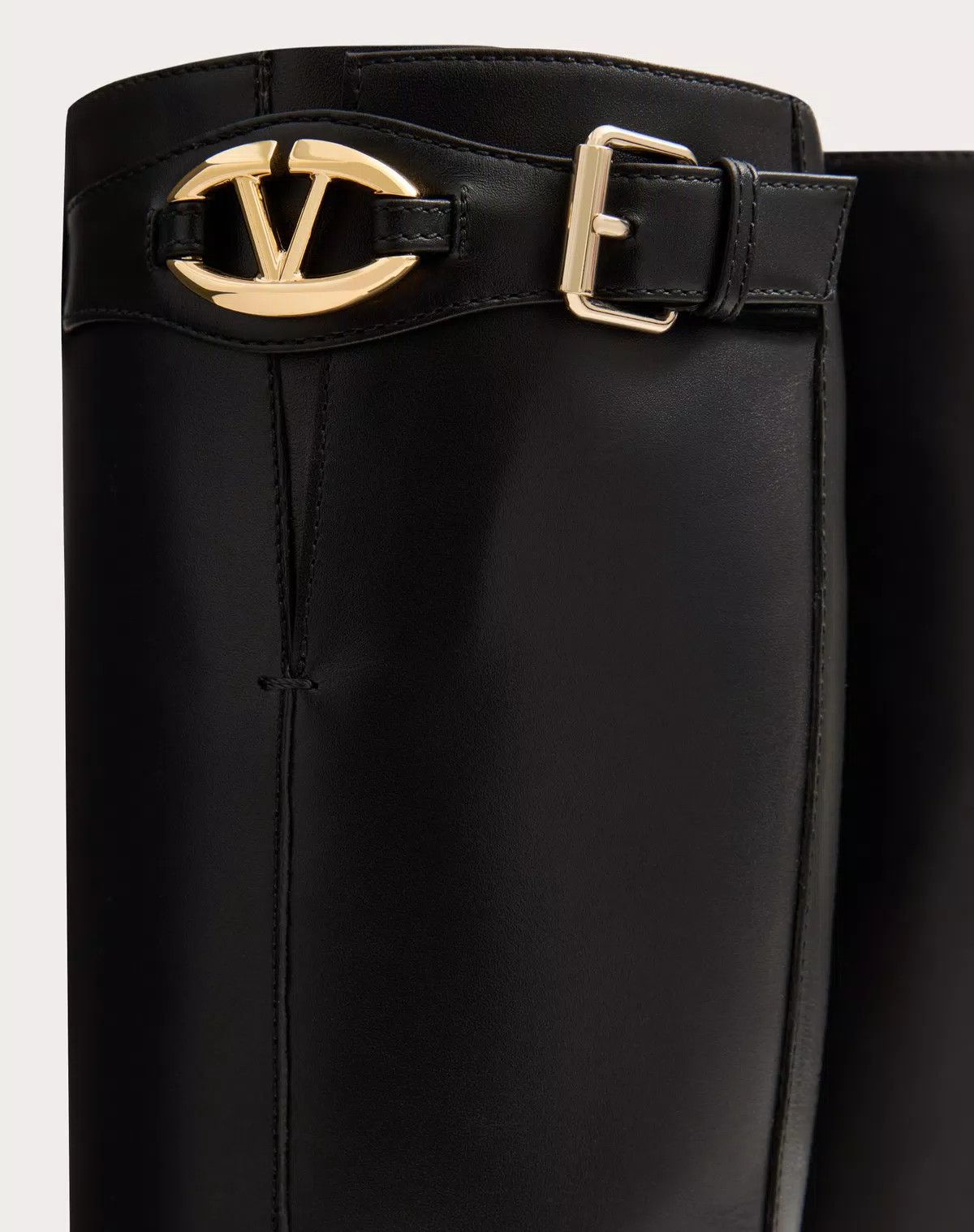 Valentino o1s1wg110625 Vlogo The Bold Edition Boot in Black Size US 7 / IT 37 - 5 Thumbnail