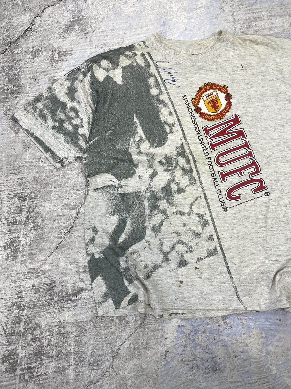 Merc × Vintage Vintage Manchester City Football Shirt signed rare Size US XL / EU 56 / 4 - 3 Thumbnail