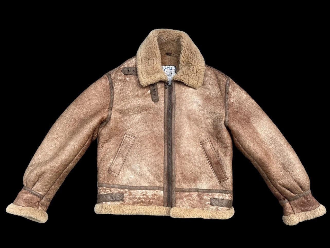 Vintage Vintage Terra Australis Shearling B3 Leather Jacket Size US L / EU 52-54 / 3 - 1 Thumbnail