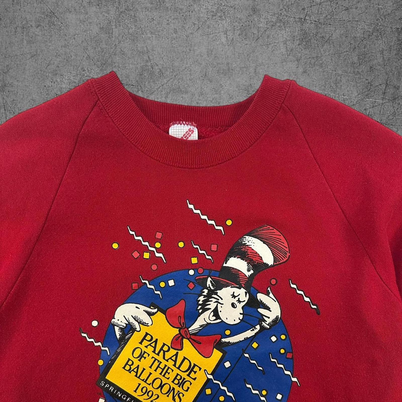 Vintage 1992 Dr Seuss Parade of big Balloons Crewneck Size US XL / EU 56 / 4 - 3 Thumbnail