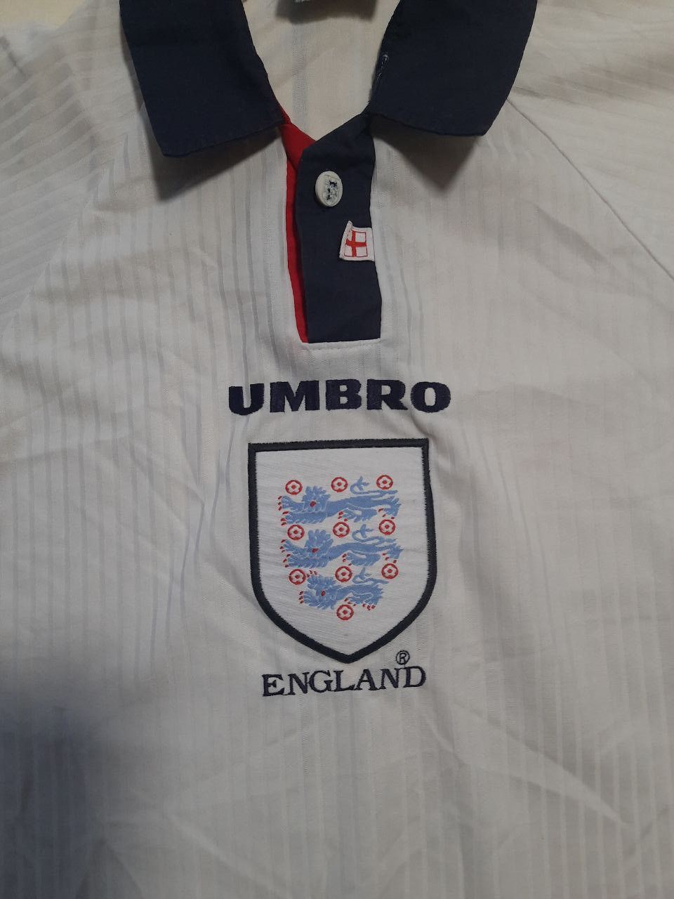 Umbro Umbro England Home Jersey 1997-1998 Size US L / EU 52-54 / 3 - 5 Thumbnail