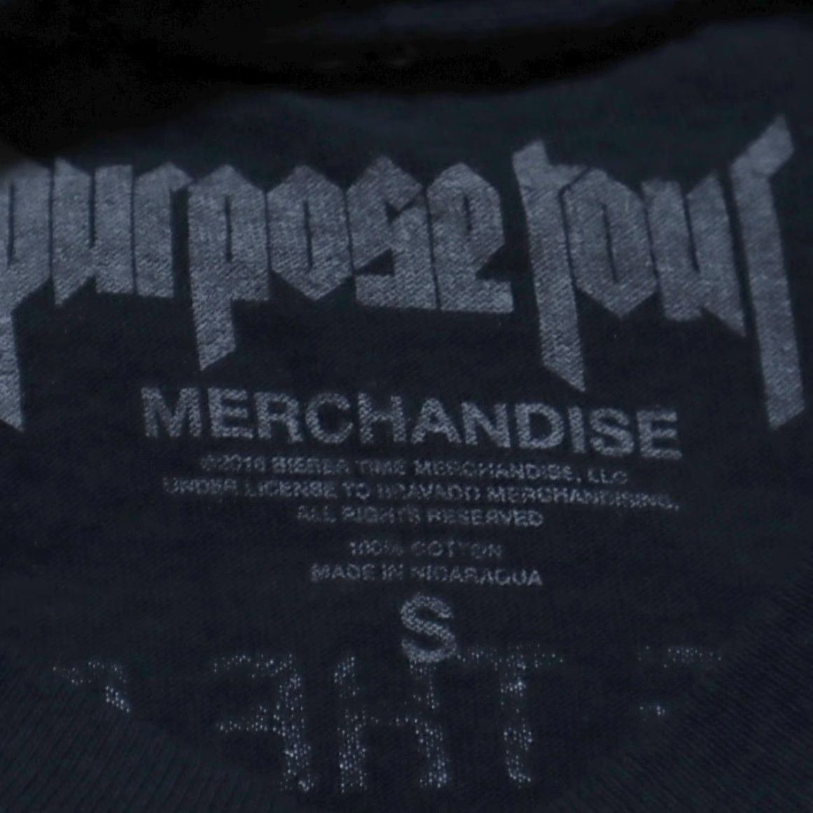 Doublet Justin Beiber Purpose Tour Double Sided Solid T-Shirt Black Men's S Shirt Size US S / EU 44-46 / 1 - 5 Thumbnail