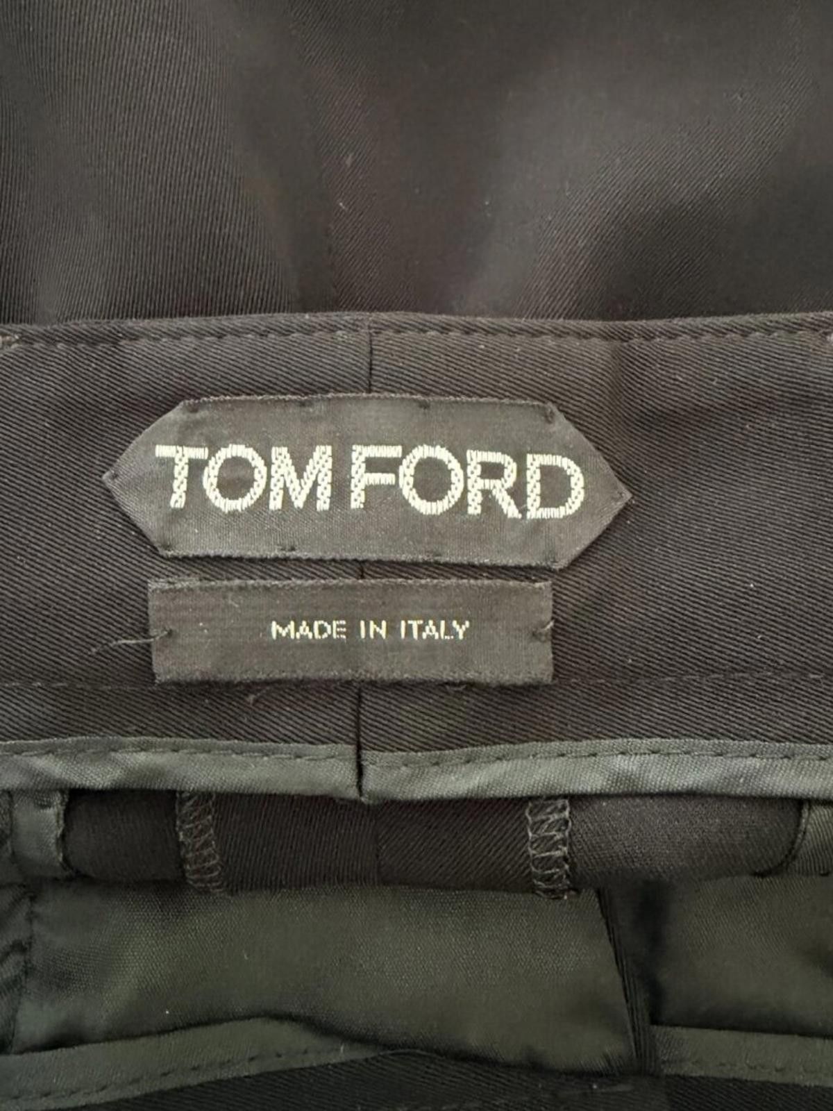 Tom Ford TOM FORD BLACK DRESS SPECIAL OCCASION PANTS 38- 6 Size 28" / US 6 / IT 42 - 9 Thumbnail