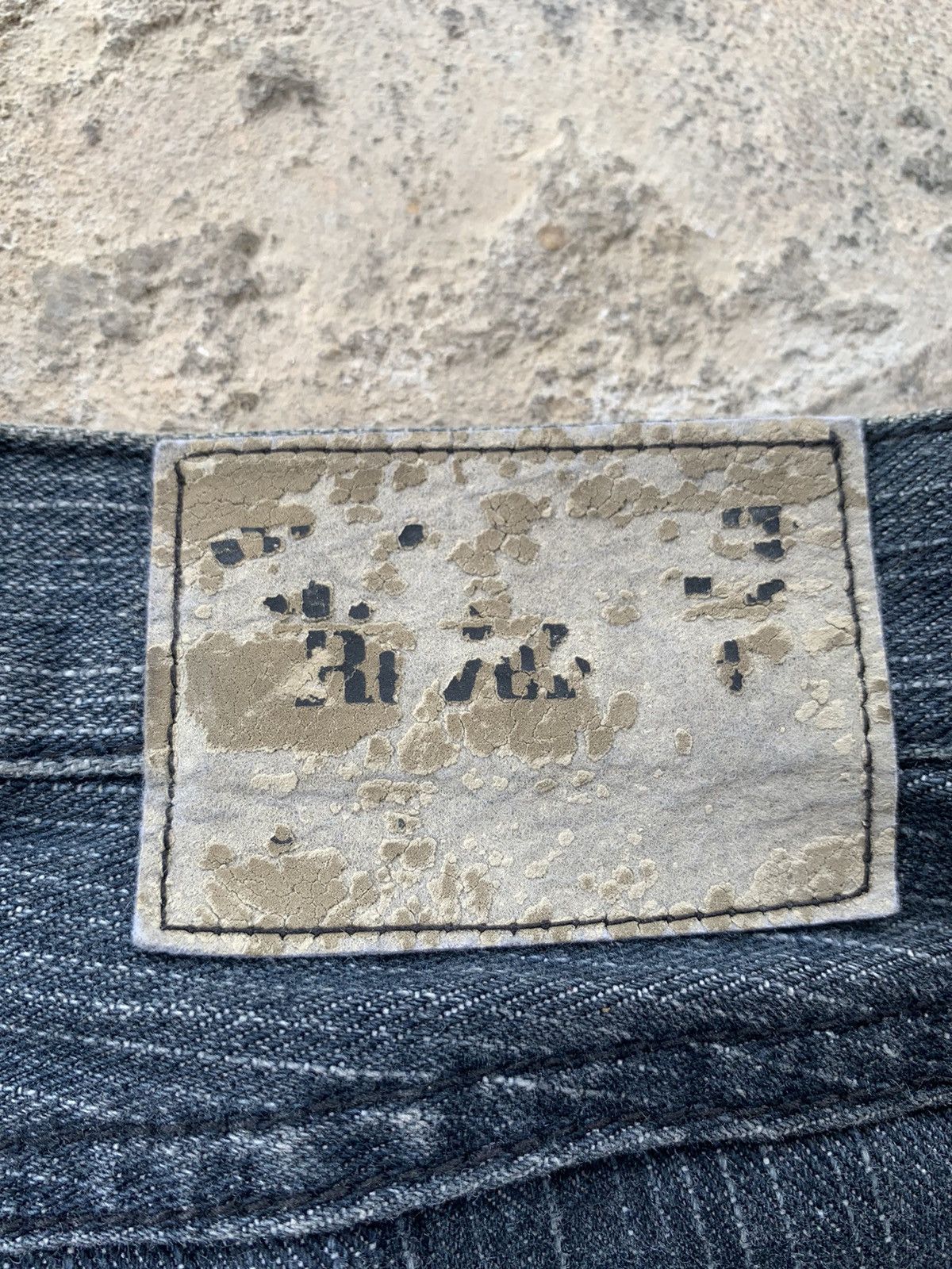 If Six Was Nine × Japanese Brand × Le Grande Bleu (L.G.B.) Rare Sex Pot Revenge Skull Punk Distressed Denim☠️🎌 Size US 33 - 22 Thumbnail