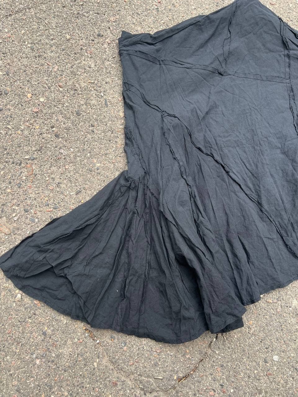 Designer × Japanese Brand × Vintage Vintage Asymmetrical Pleated y2k Skirt Wrap Size 26" / US 2 / IT 38 - 2 Thumbnail