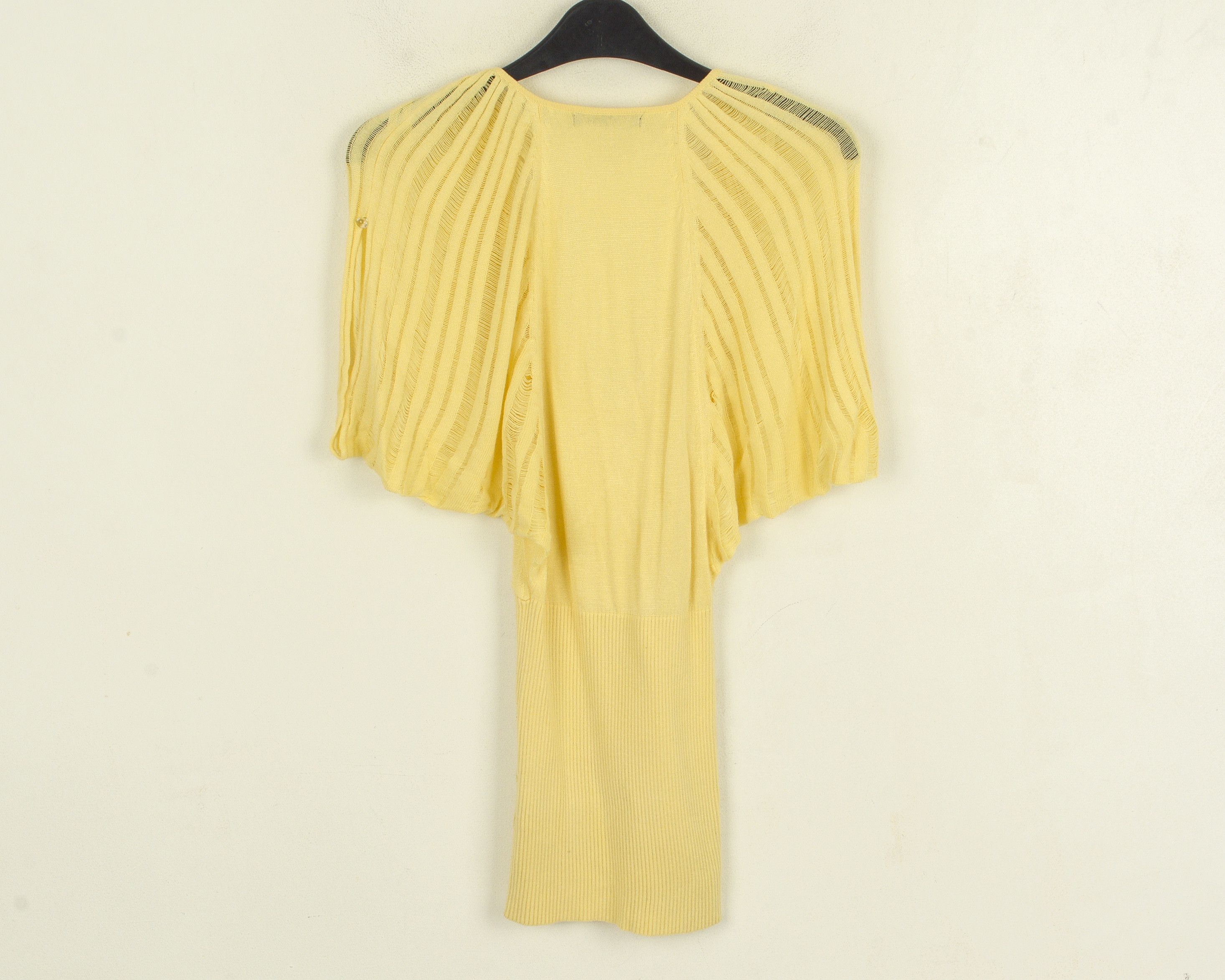 Designer × Vintage Jane Norman Women S Blouse Shirt Short Sleeves Y2K Knitwear Size S / US 4 / IT 40 - 3 Thumbnail
