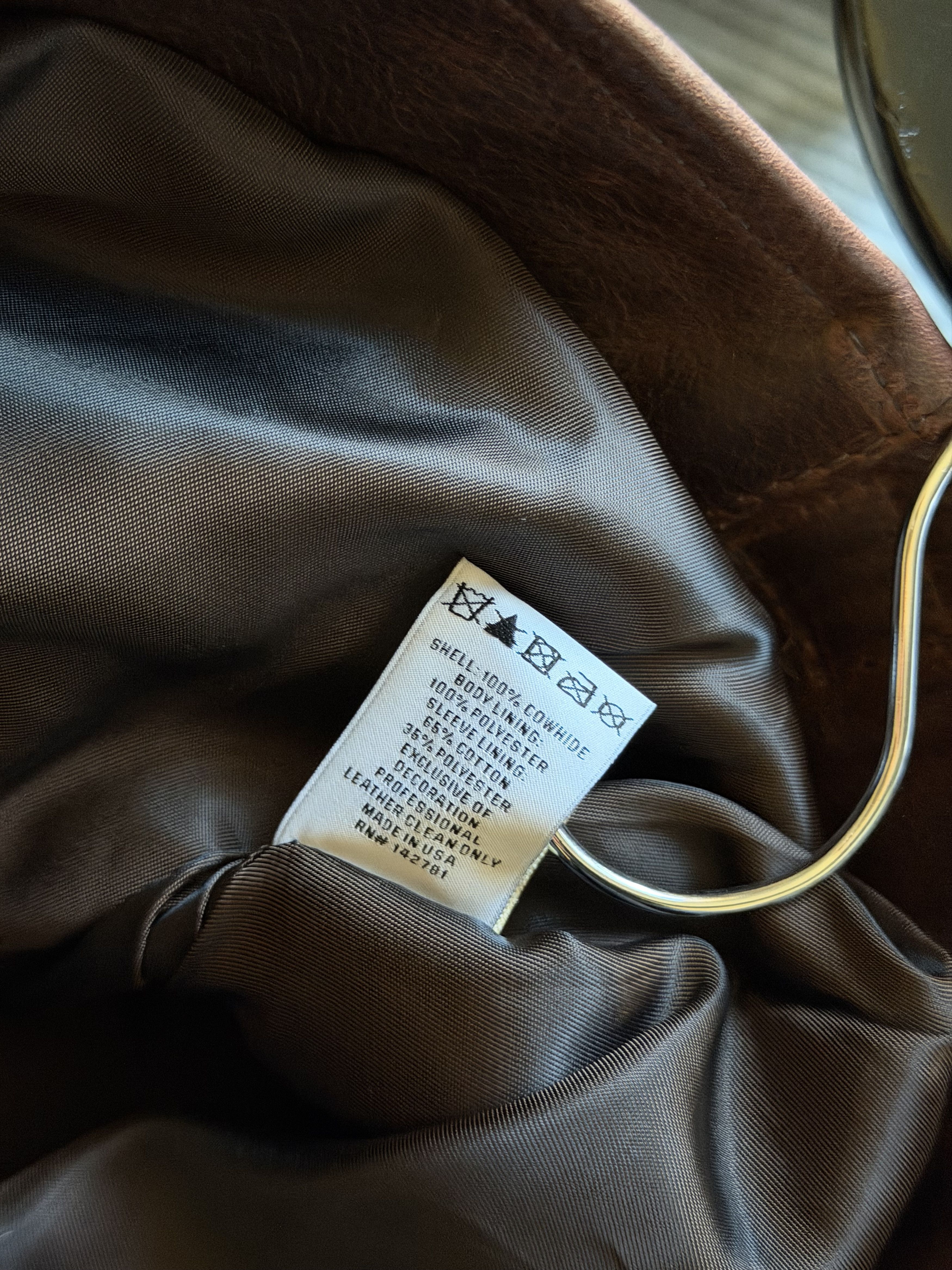 Aime Leon Dore × Vanson Leathers Aime Leon Dore Vanson Skeleton Leather Jacket in Brown Size US XL / EU 56 / 4 - 12 Thumbnail