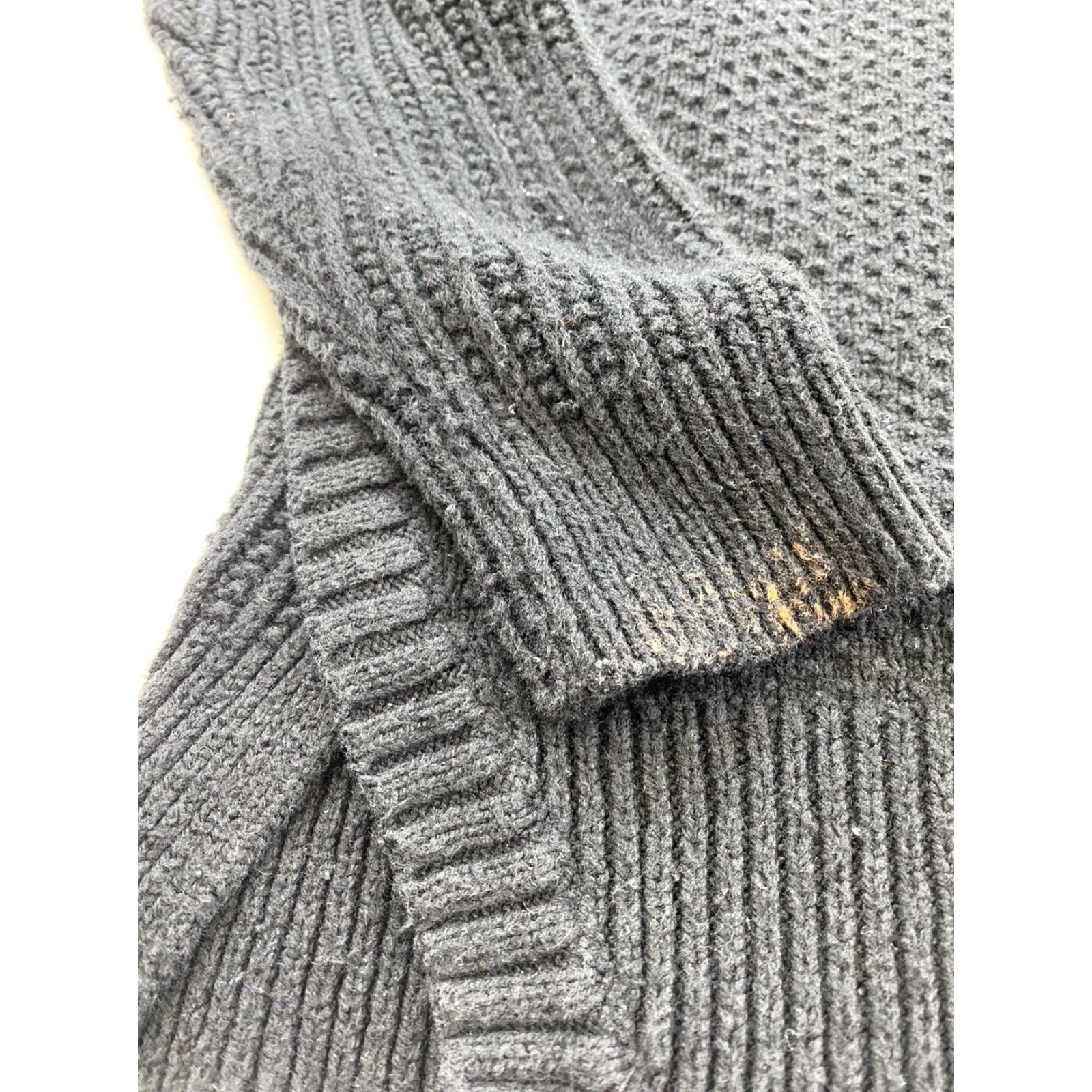 Madewell Madewell Knit Sweater Womens Medium Black Pullover Crew Neck Cotton Knit M Black Womens Mens? Size M / US 6-8 / IT 42-44 - 4 Thumbnail