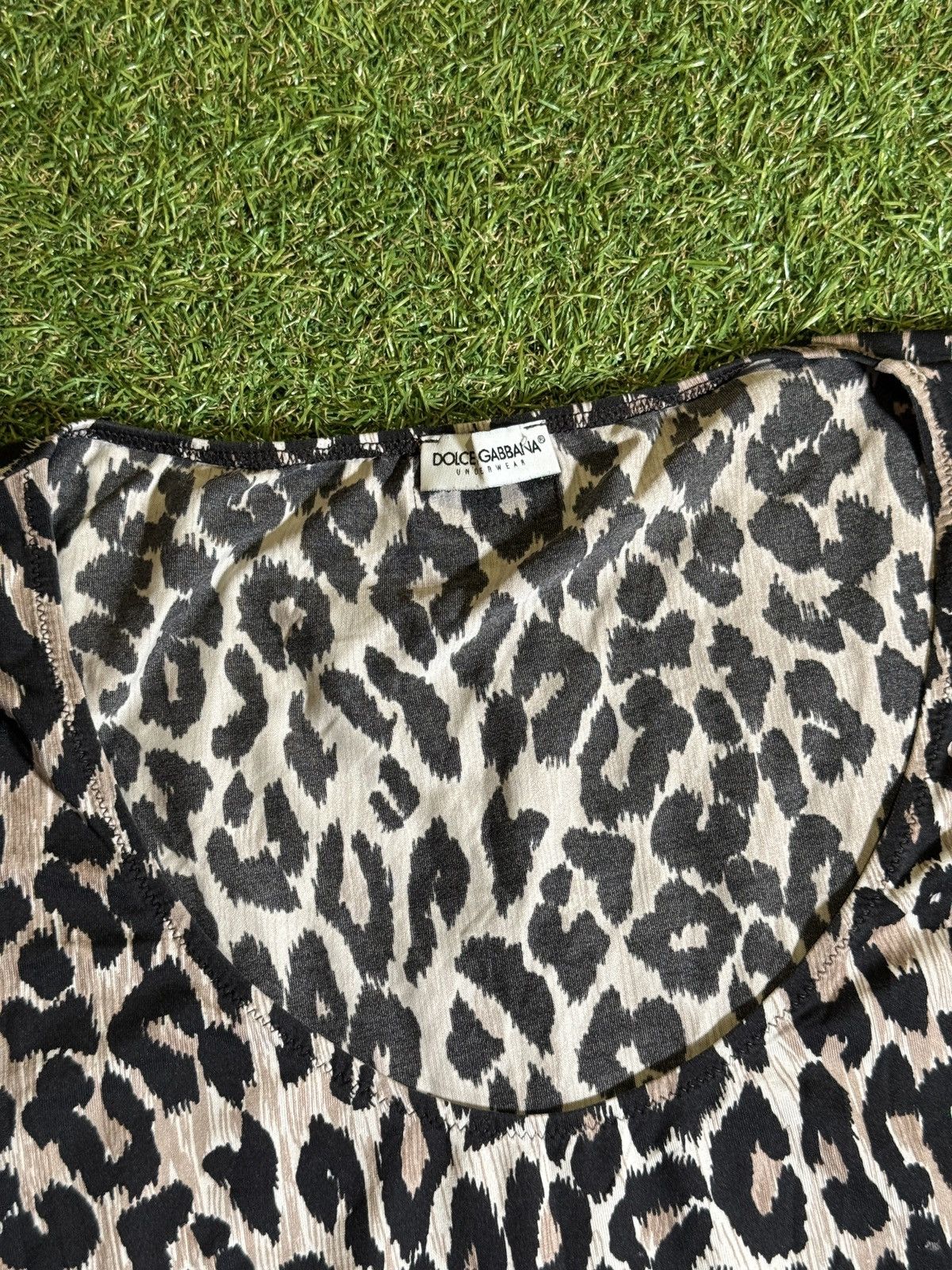 Dolce & Gabbana Dolce & Gabbana Leopard Print Fitted Top Y2K Size S / US 4 / IT 40 - 3 Thumbnail