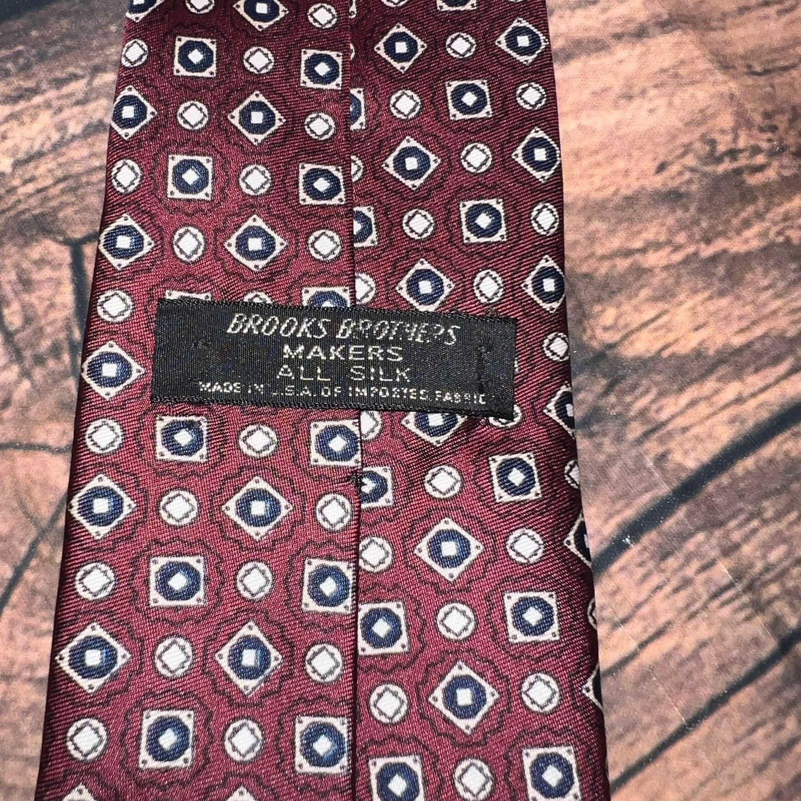 Brooks Brothers Brooks Brothers Men's Geometric Silk Tie Multicolor Size ONE SIZE - 2 Thumbnail