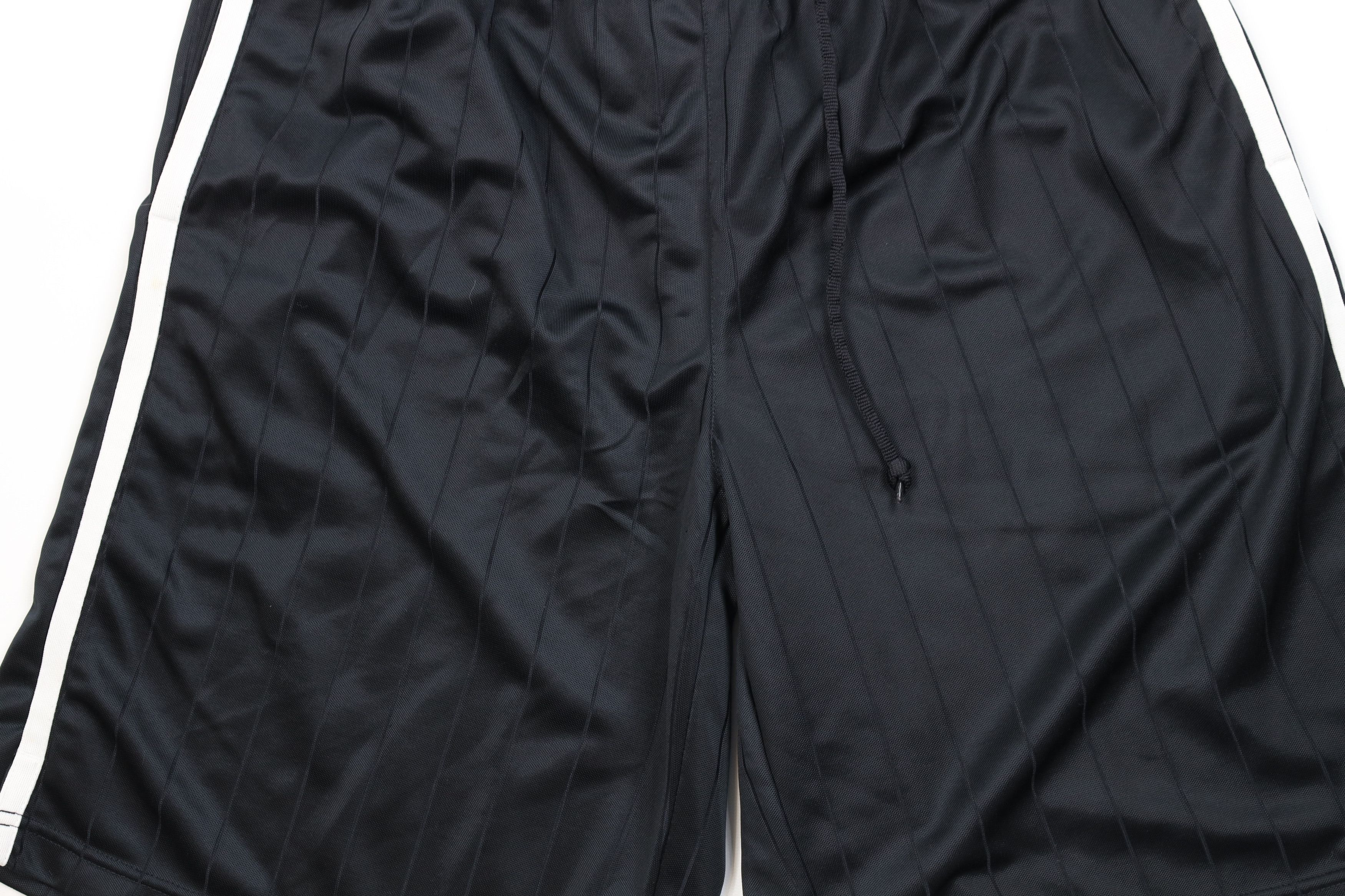 Nike Vintage Y2K Nike Scott Mini Swoosh Pinstriped Shorts Black Size US 36 / EU 52 - 3 Thumbnail