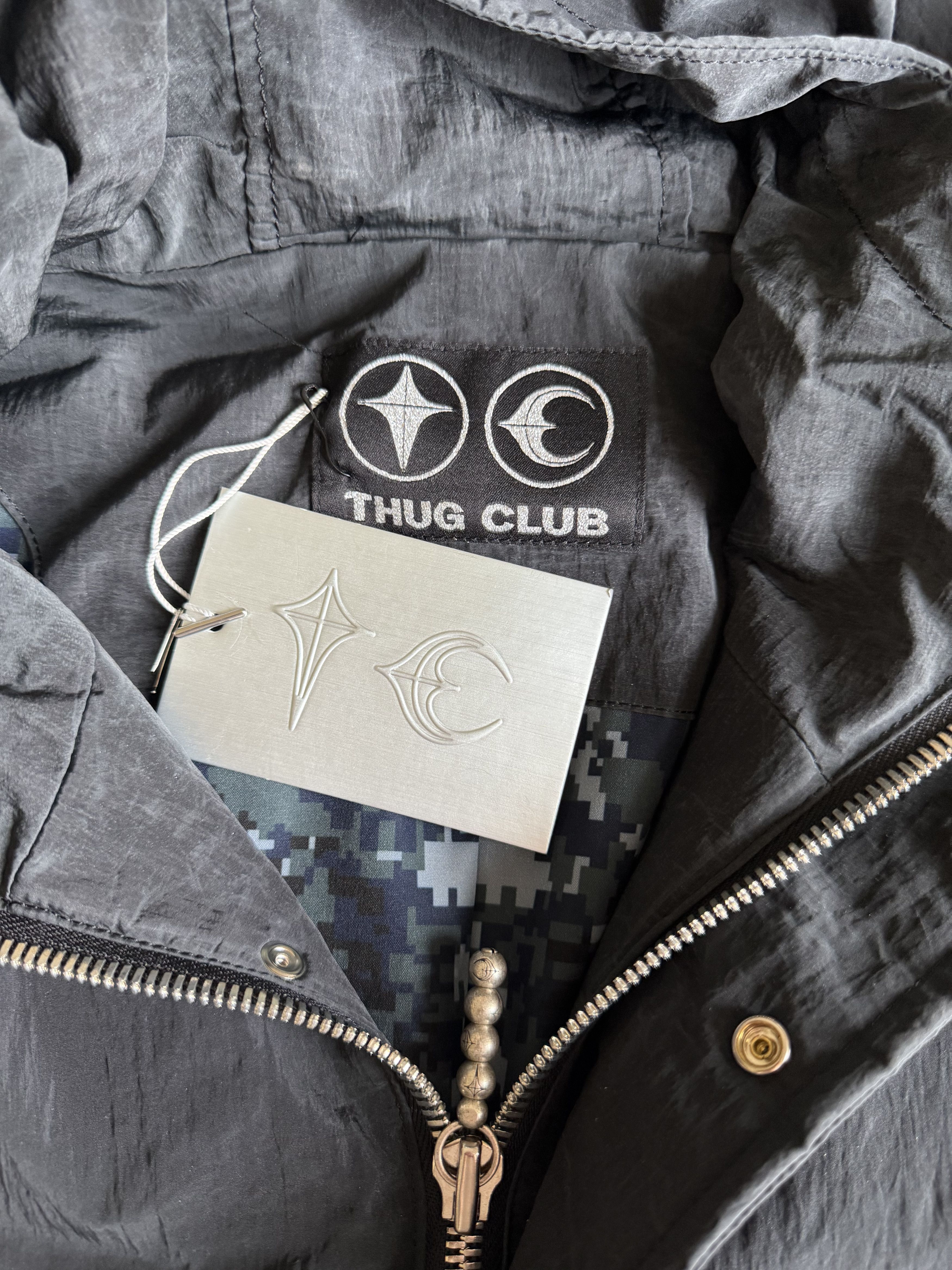 Thug Club Thug Club Scarred Double Sheltering Poncho Jacket in Black Size US M / EU 48-50 / 2 - 10 Thumbnail