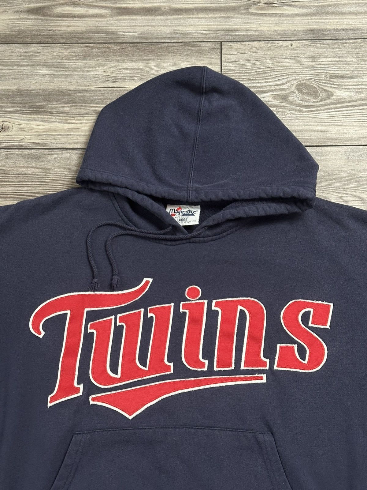 MLB Vintage Minnesota Twins Majestic Hoodie Size US L / EU 52-54 / 3 - 2 Thumbnail