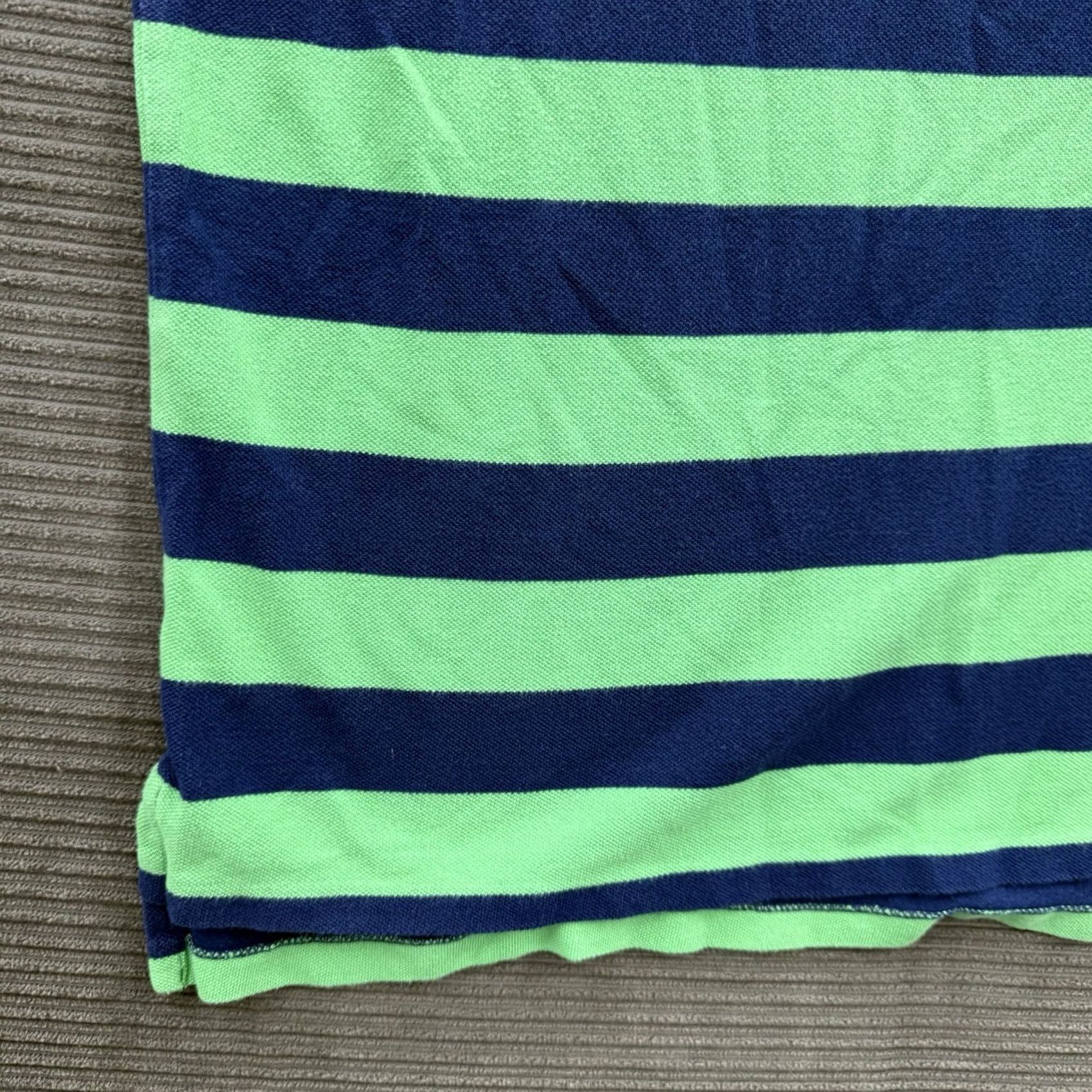 Ralph Lauren Polo Ralph Lauren Polo Shirt Men Medium Green Striped Crest Logo Preppy. Size US M / EU 48-50 / 2 - 6 Thumbnail