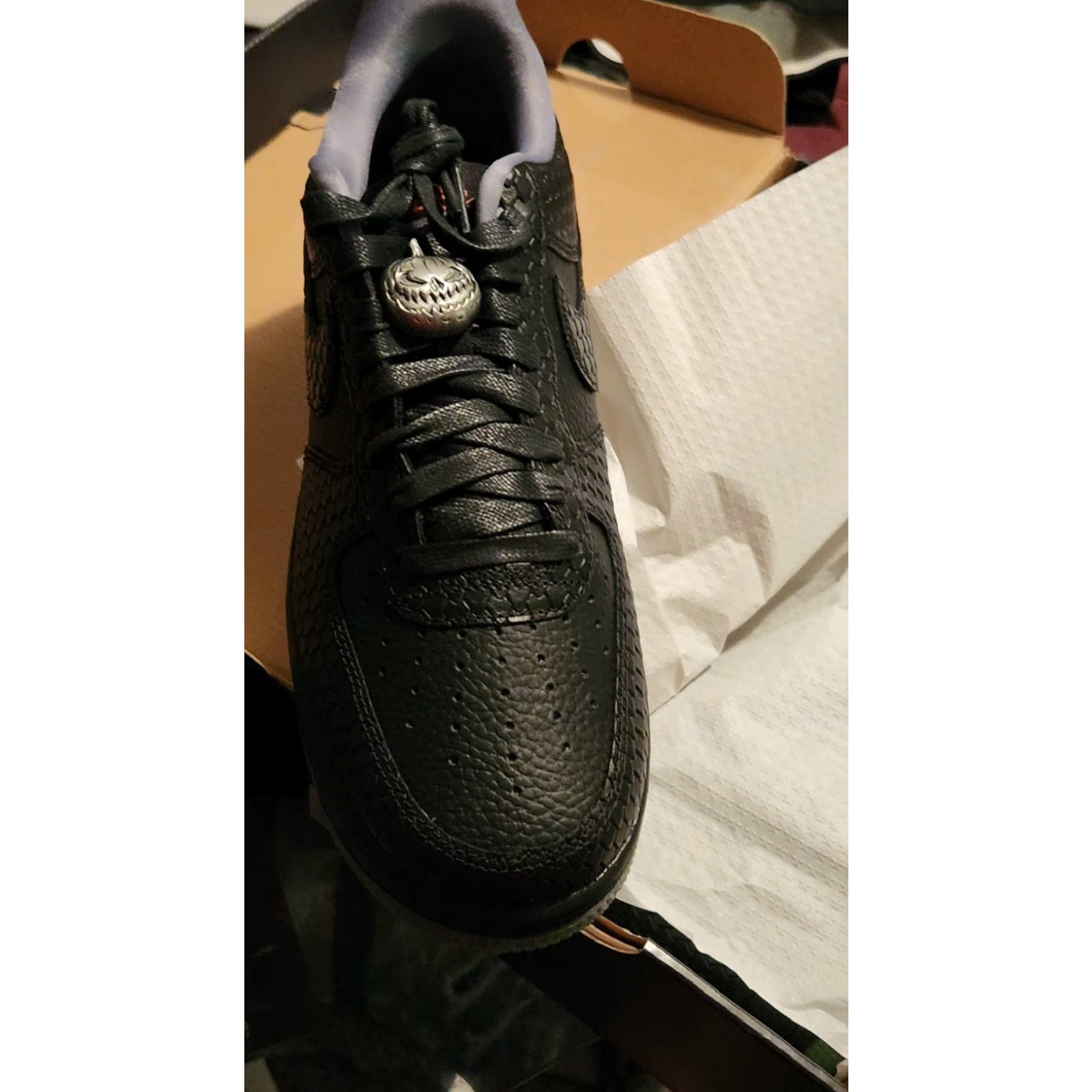 Nike Nike Air Force 1 Low Premium Halloween 2023 Men Black Size 10 Sneaker Size US 10 / EU 43 - 4 Thumbnail