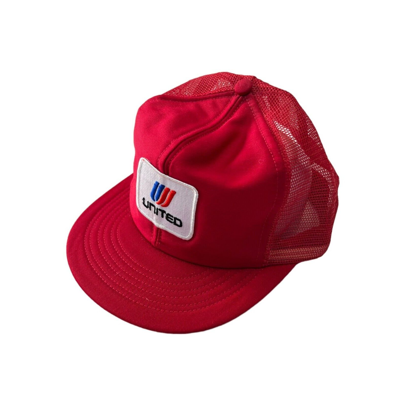 Other 80s 90s Vintage United Snapback Trucker Hat Red Mesh Size ONE SIZE - 9 Thumbnail