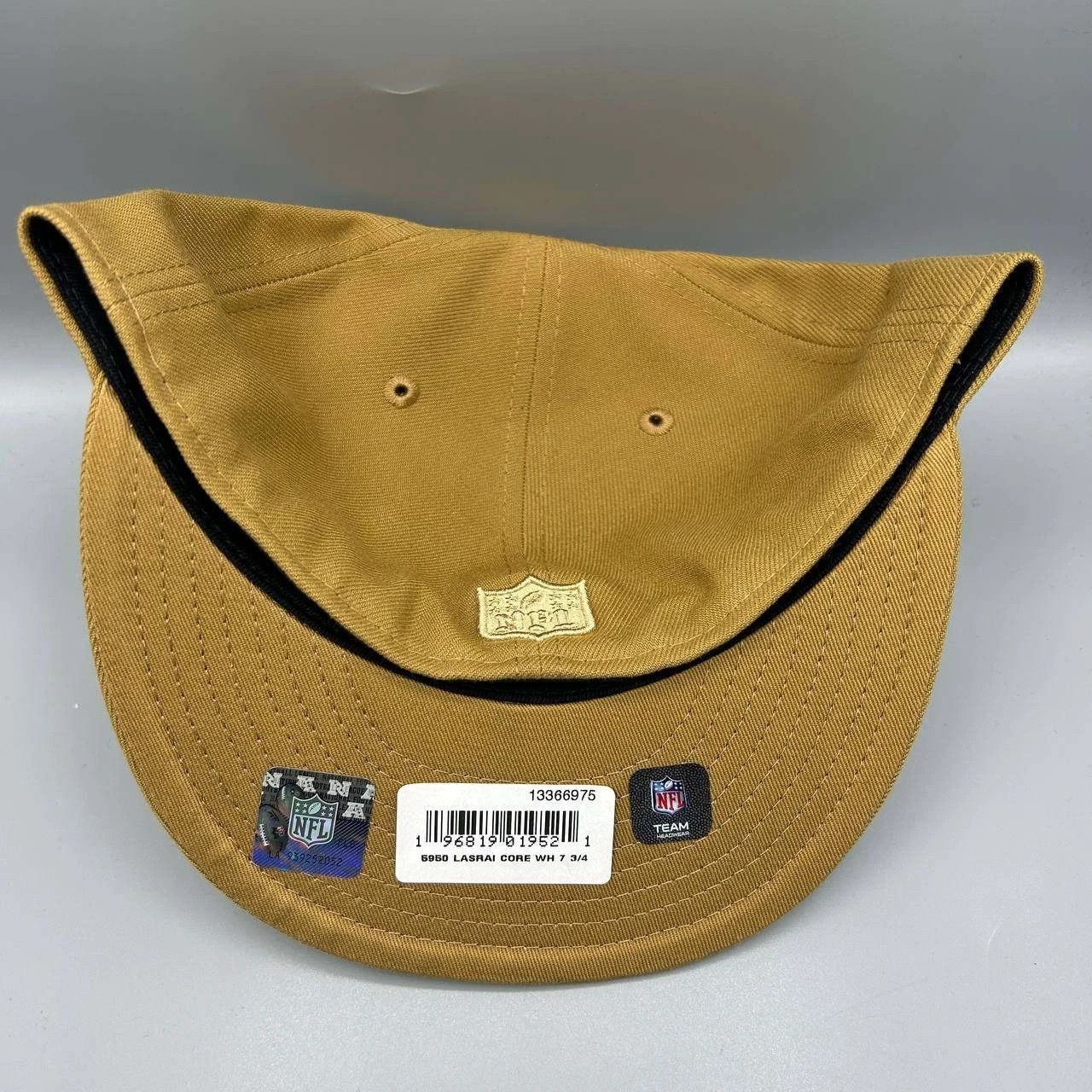New Era Las Vegas Raiders Hat Men 7 3/4 Brown Embroidered Fitted Cap Size ONE SIZE - 8 Thumbnail