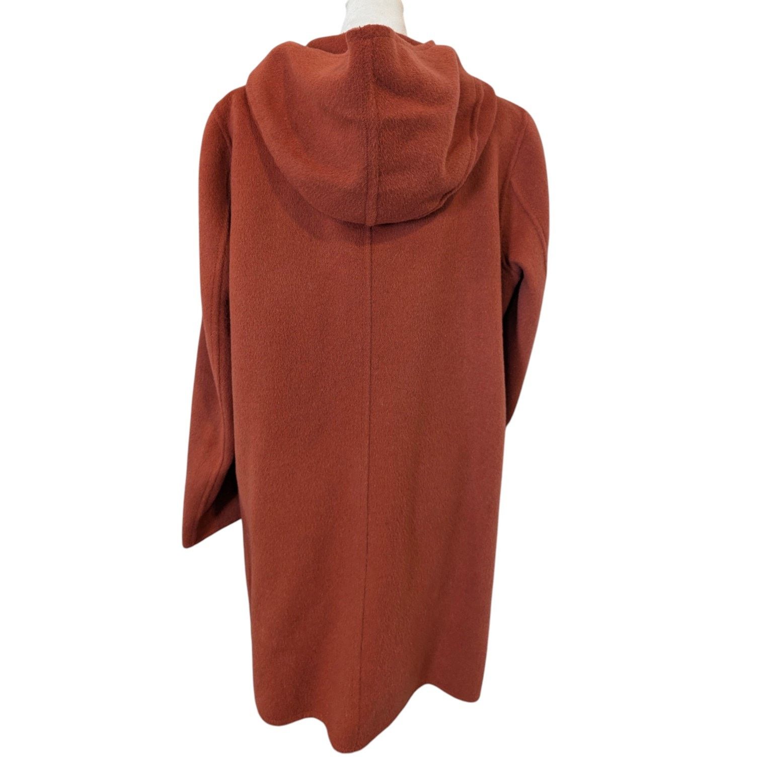 J. Jill J. Jill Wool Angora Rabbit Hair Russet Toggle Coat Small Size S / US 4 / IT 40 - 3 Thumbnail