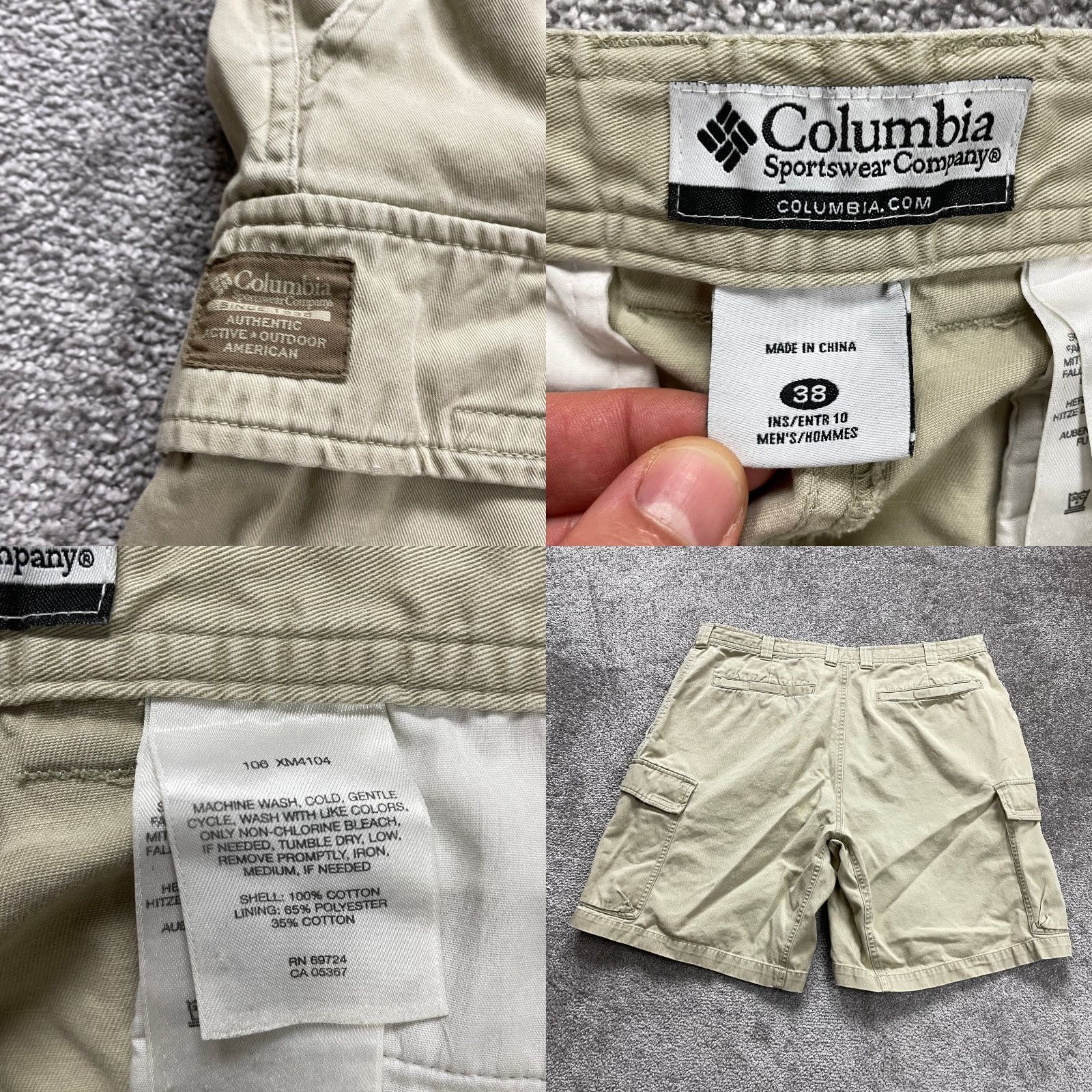 Logo 7 Columbia Coalmont Cargo Shorts Mens 38 10 Khaki Casual Pockets Outdoor Logo Size US 38 / EU 54 - 8 Thumbnail