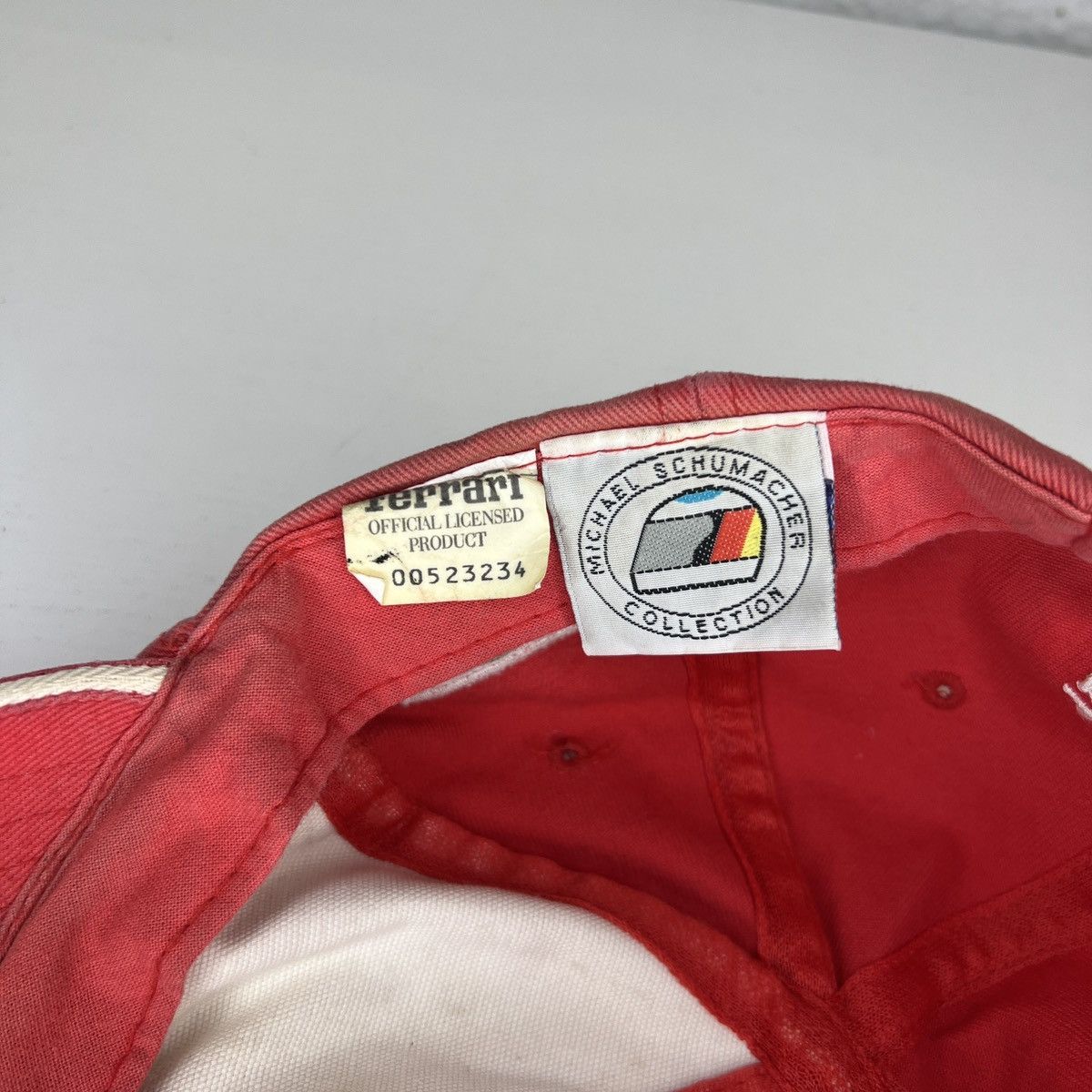 Ferrari × Vintage Ferrari Michael Schumacher formula 1 racing vintage cap Size ONE SIZE - 6 Thumbnail