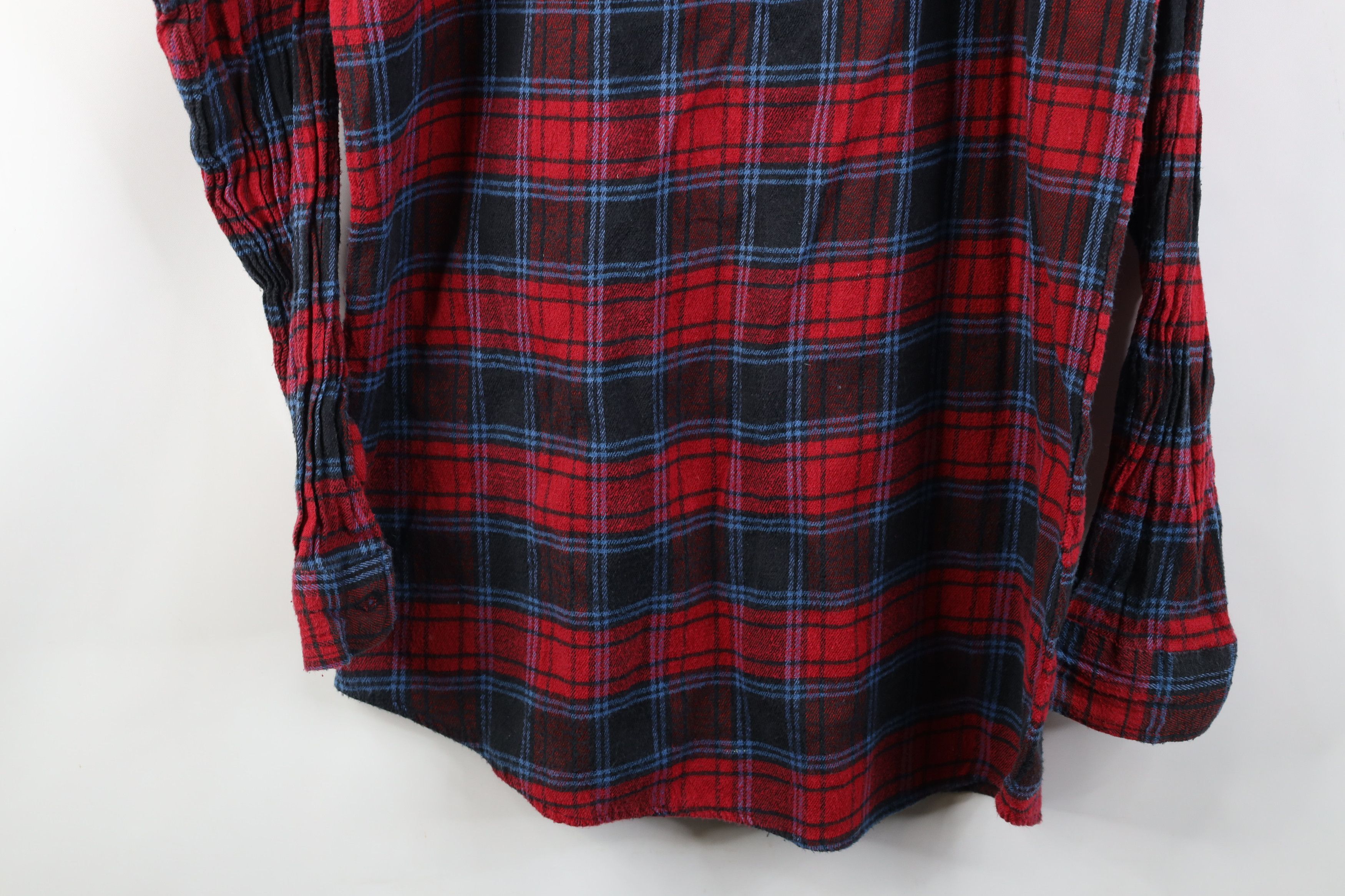 Vintage Vintage 90s Streetwear Flannel Collared Button Shirt Plaid Size US M / EU 48-50 / 2 - 10 Thumbnail