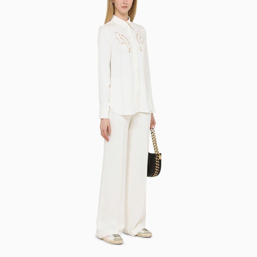 Stella McCartney o1d2blof1024 Pant in White Size 28" / US 6 / IT 42 - 2 Thumbnail
