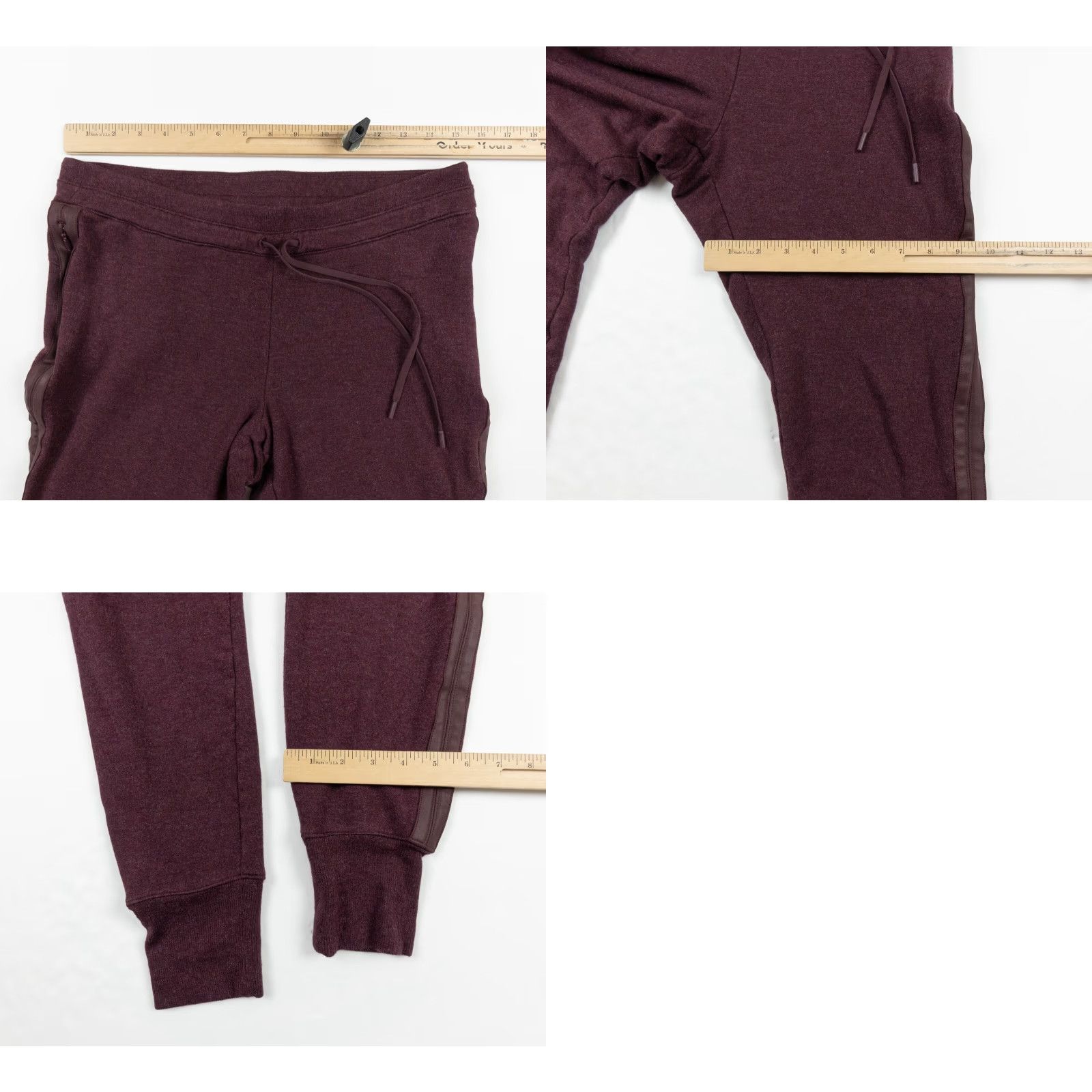 Athleta Athleta Womens Small Burgundy Jogger Pants Activewear Ladies Casual Athleisure Size 28" / US 6 / IT 42 - 10 Thumbnail