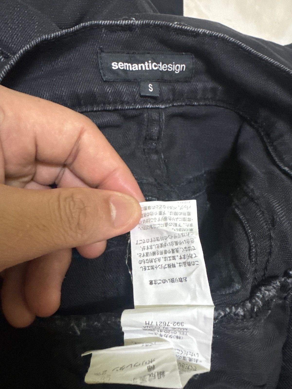 semanticdesign Y2K Semantic Design J Curve Legs Claw Marks Denim Size US 28 / EU 44 - 13 Thumbnail