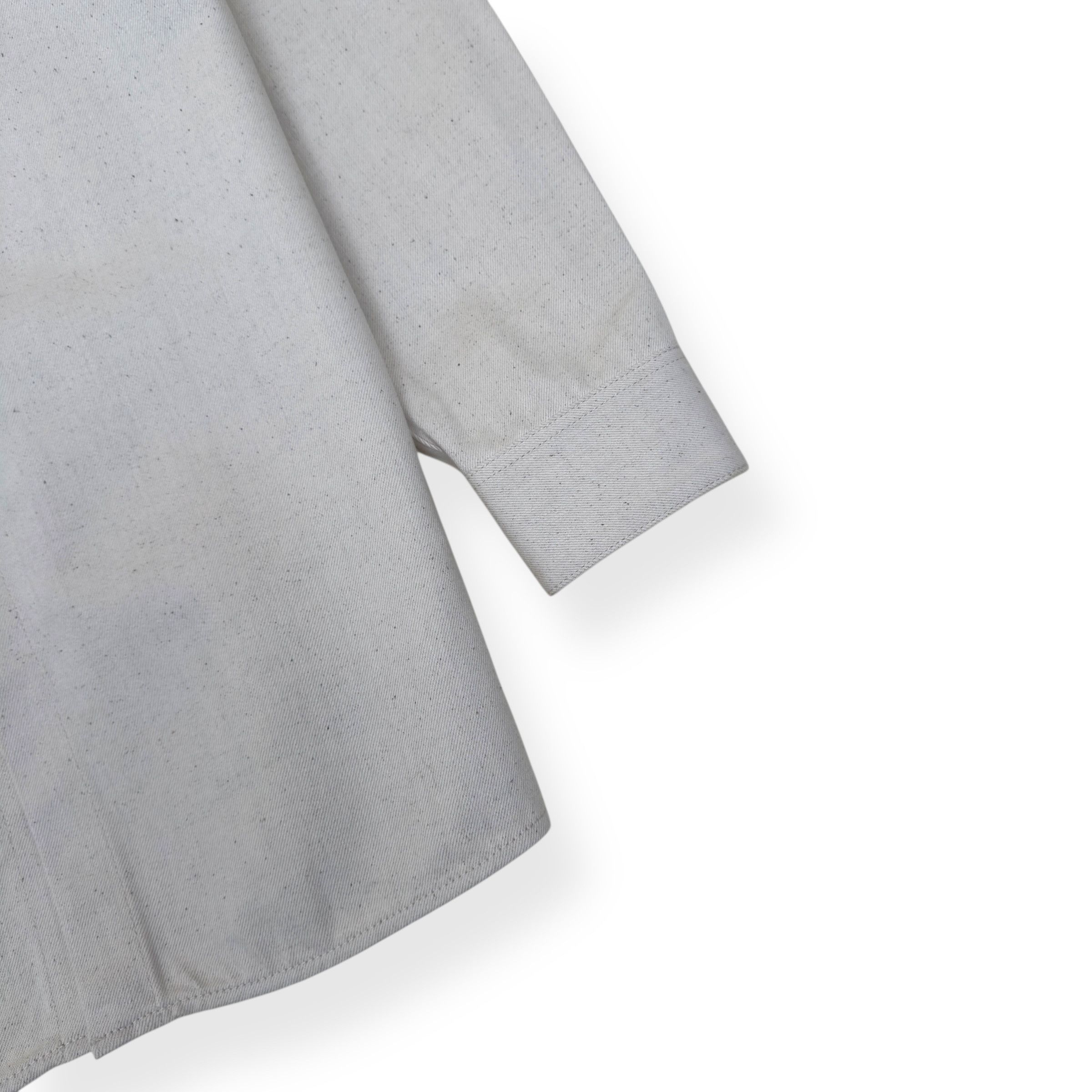 Jil Sander JIL SANDER LOGO-PATCH DENIM SHIRT NATURAL L Size US L / EU 52-54 / 3 - 7 Thumbnail