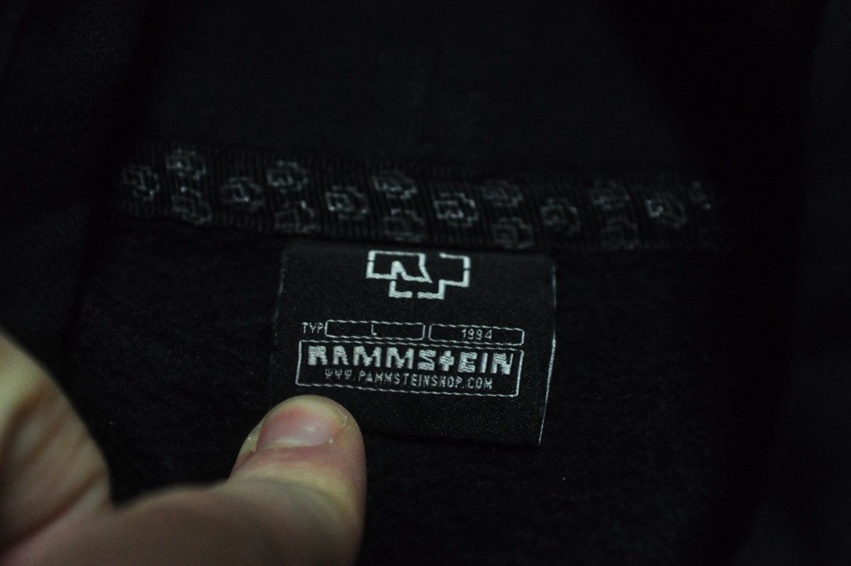Band Tees Vintage Rammstein Hoodie Big Logo Y2k Size US M / EU 48-50 / 2 - 12 Thumbnail