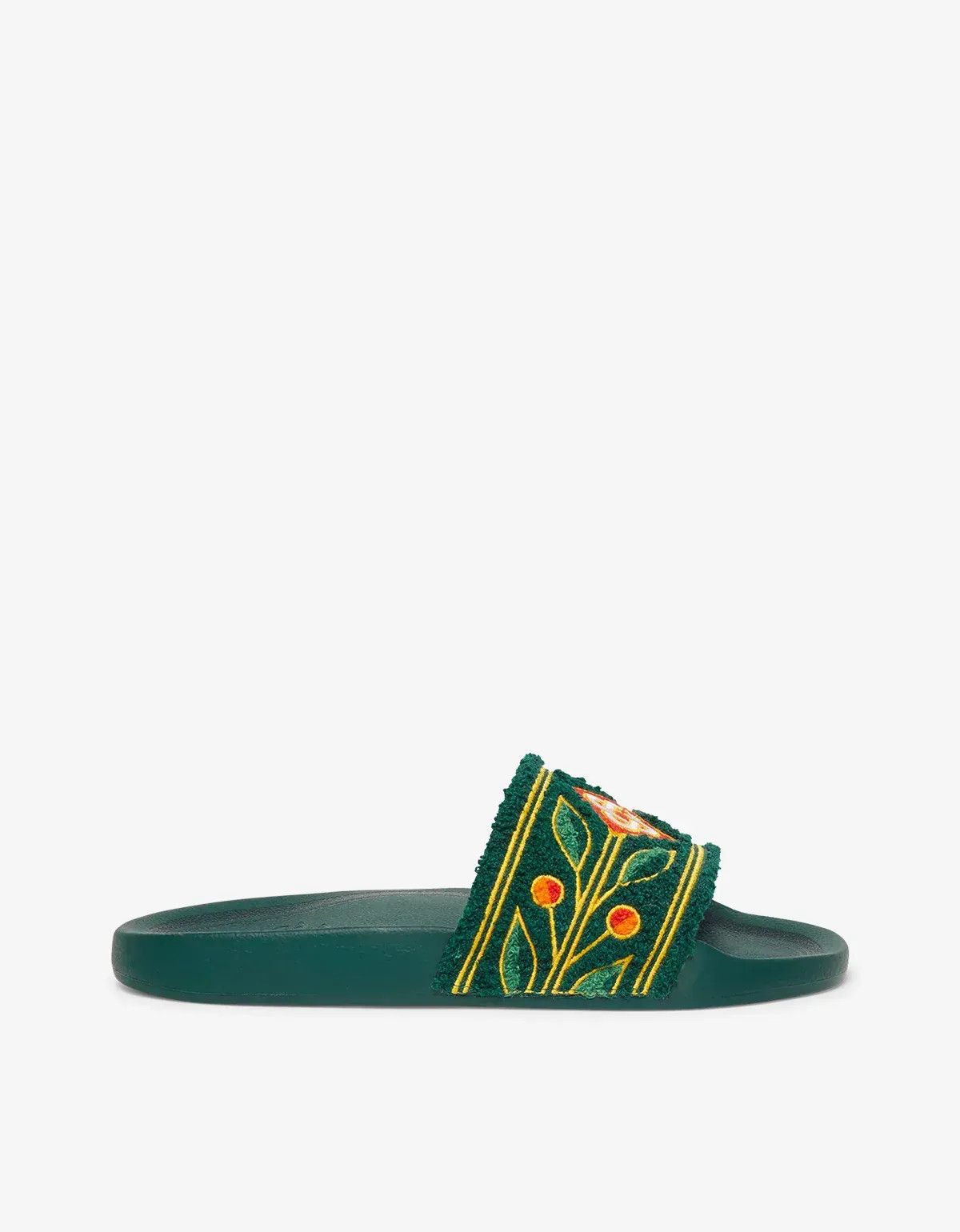 Casablanca Casablanca Green Laurel Terry Slides Size US 8 / EU 41 - 2 Thumbnail