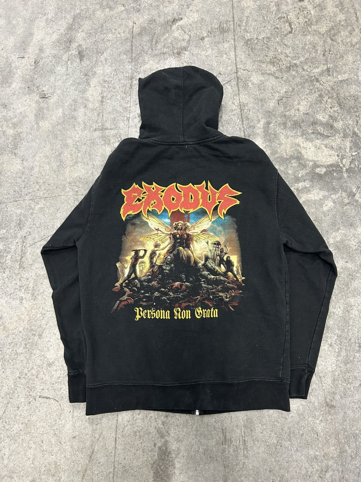 Vintage Vintage Y2K Exodus hoodie persona non grata Size US L / EU 52-54 / 3 - 1 Thumbnail