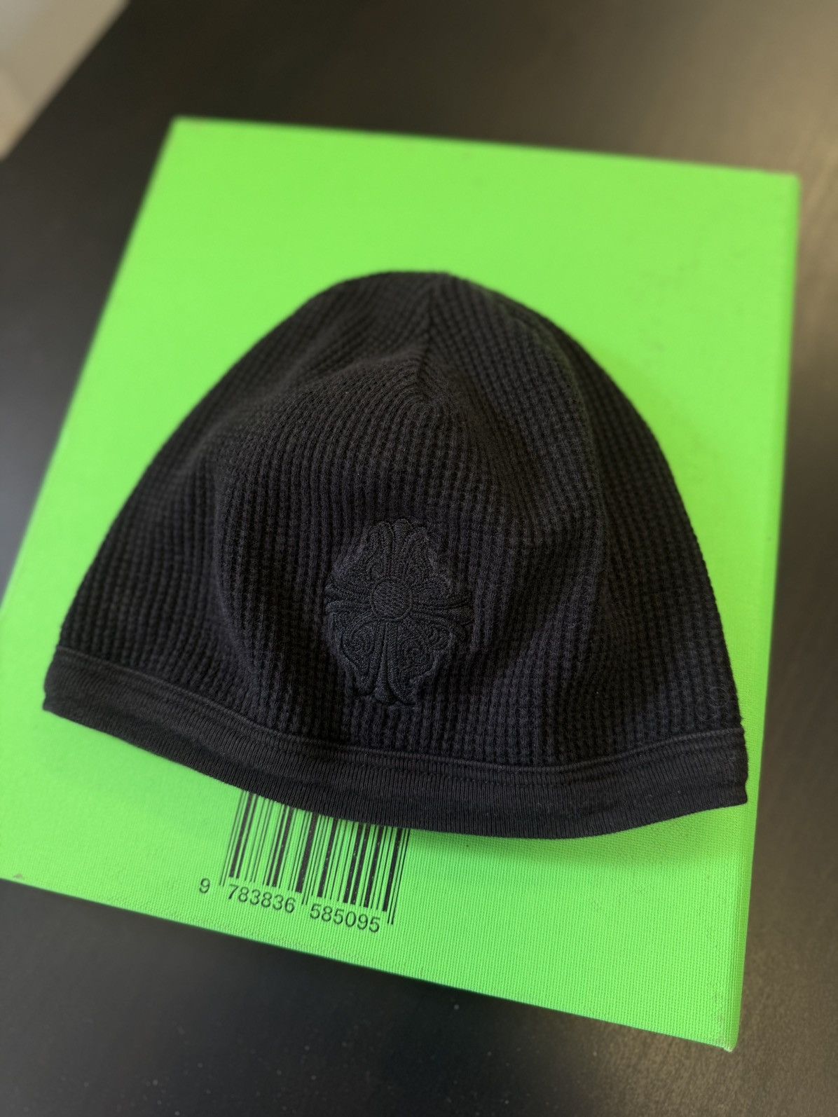 Chrome Hearts Chrome Hearts Black Thermal Beanie Hat RARE Exlusive 🧼 Size ONE SIZE - 2 Thumbnail