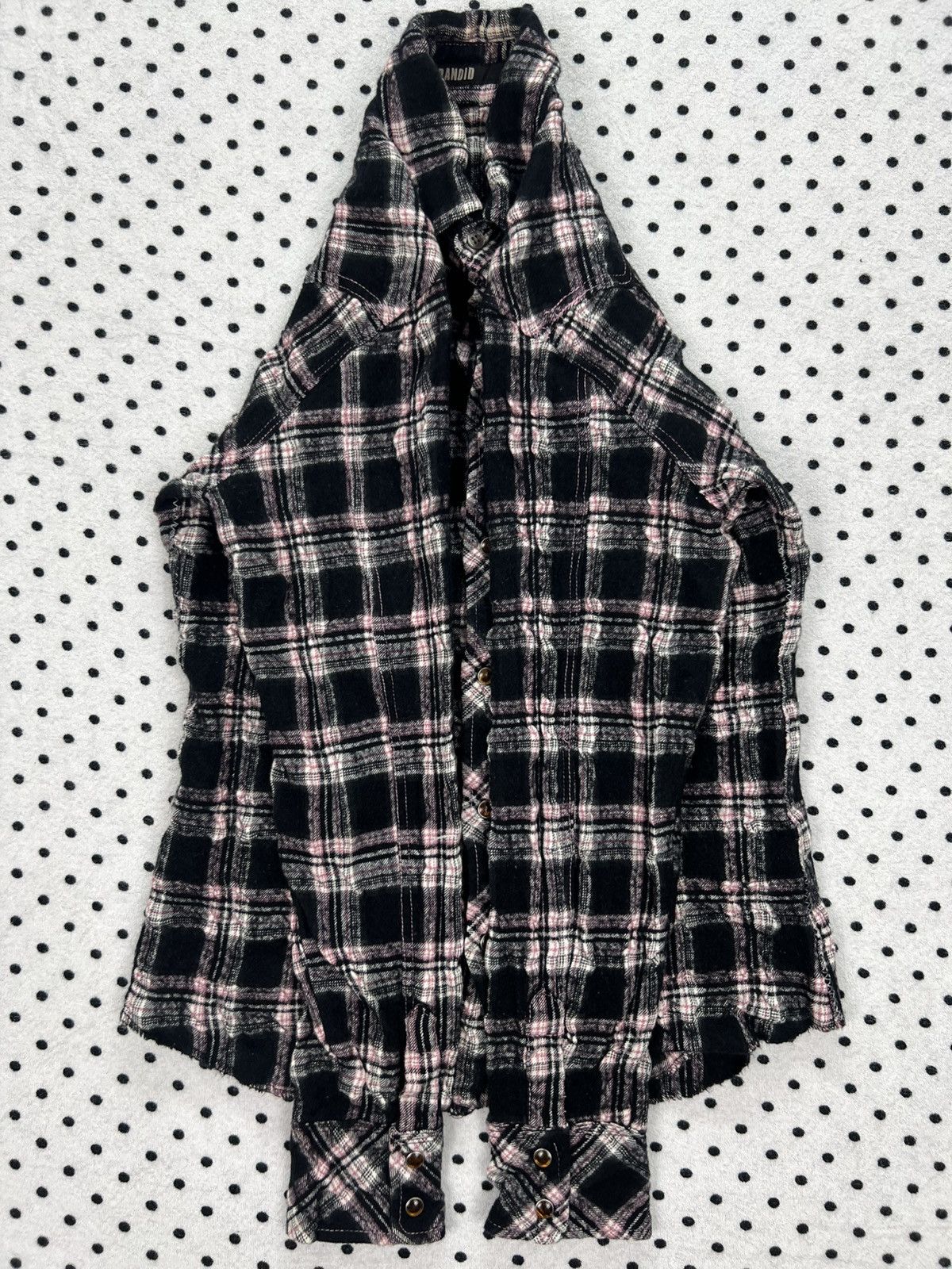 Japanese Brand Paranoid Plaid Western Shirt Size XS / US 0-2 / IT 36-38 - 5 Thumbnail
