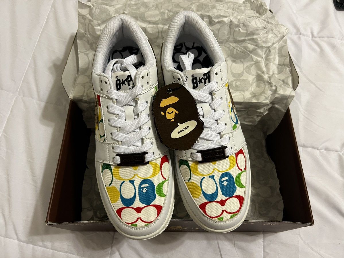 Bape × Coach Multicolor Coach Bapestas SZ 10 DS Never Worn w/ Box Size US 10 / EU 43 - 5 Thumbnail