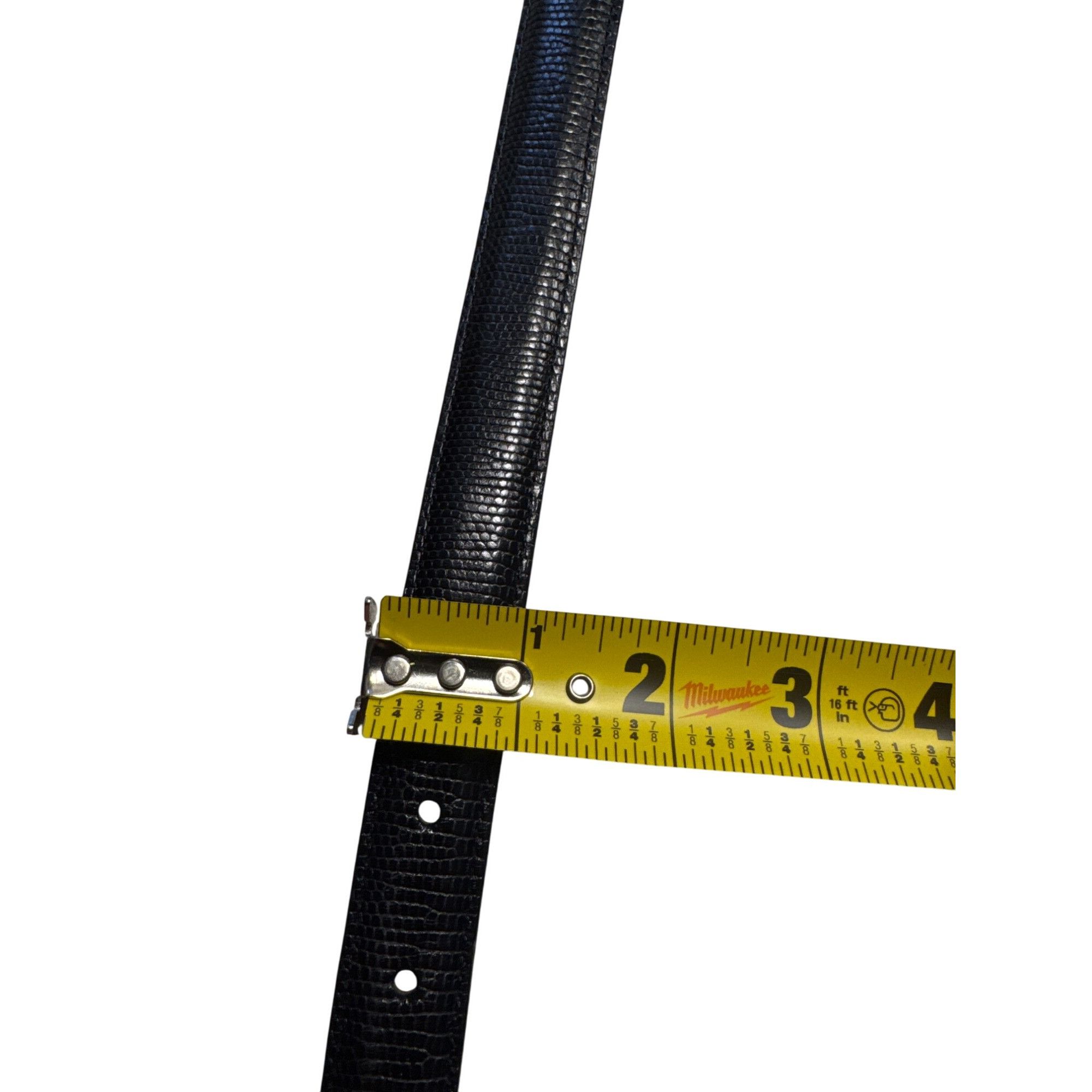 Brighton Brighton Womens Black & Gold Two-Tone Buckle Belt M/30 SKU 6 Size ONE SIZE - 9 Thumbnail