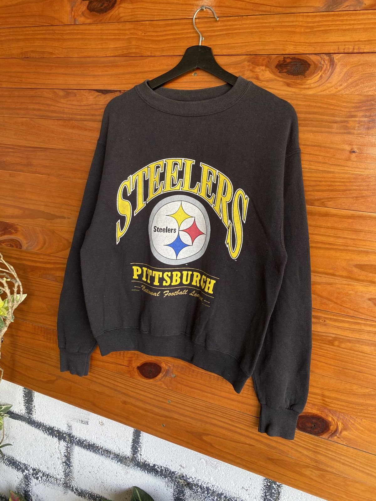 Nutmeg Vintage Pittsburgh Steelers Sweatshirt Lee Sport Crewneck Size US L / EU 52-54 / 3 - 4 Thumbnail
