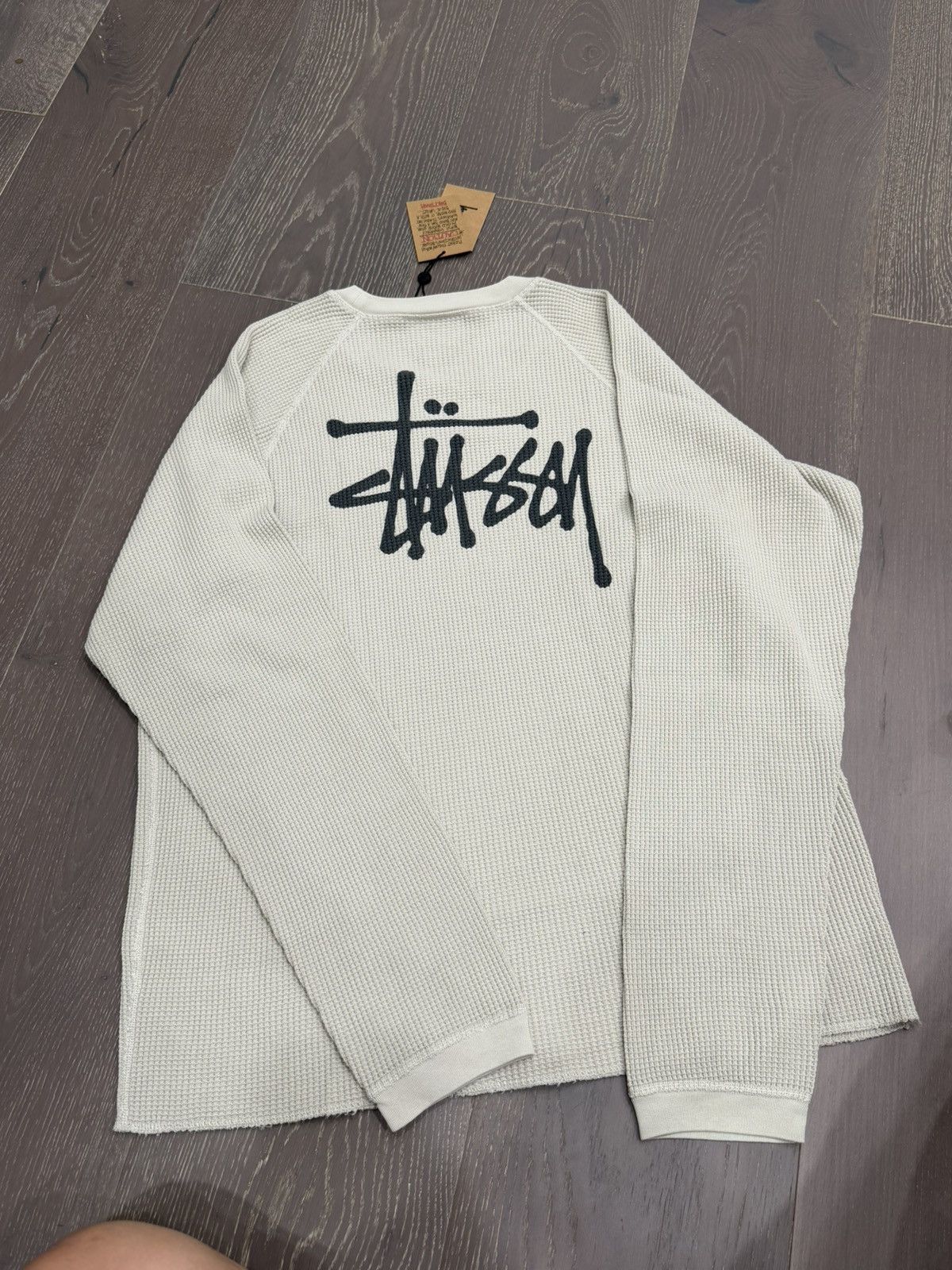 Stussy Stussy Raglan Thermal (Bone) Size US XXL / EU 58 / 5 - 2 Thumbnail