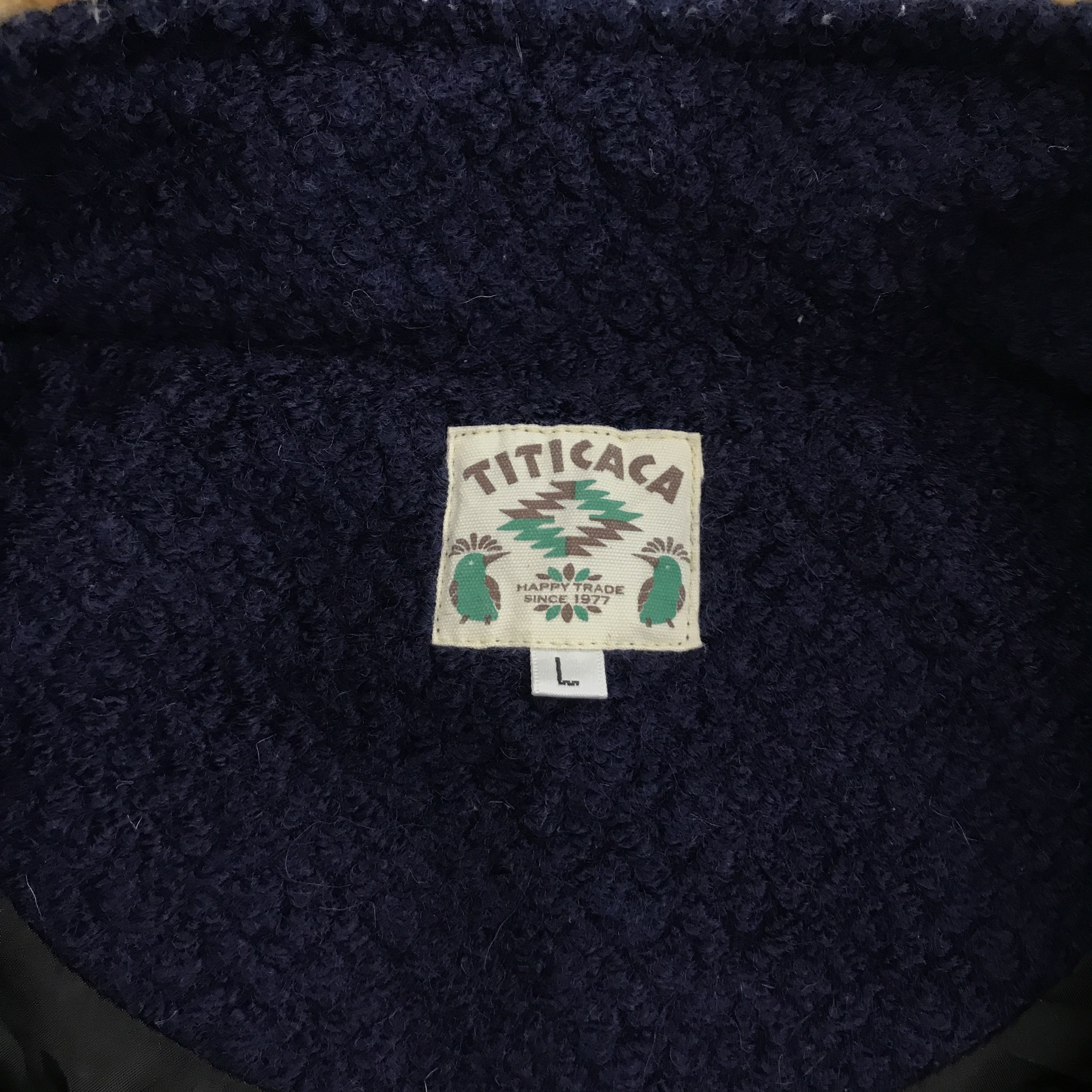 Japanese Brand tatacaca Navajo Wool snap button vest jacket Size US L / EU 52-54 / 3 - 7 Thumbnail