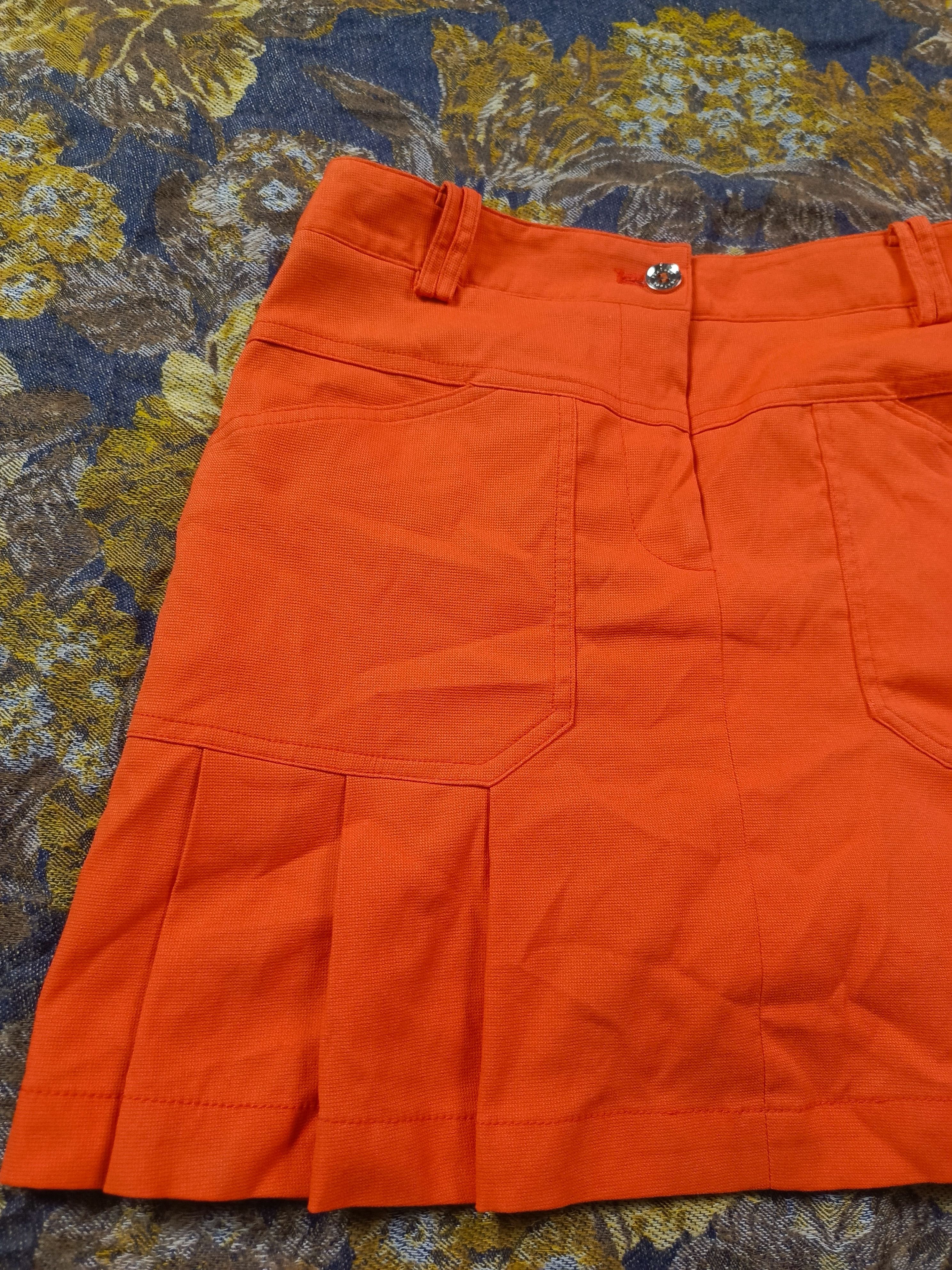 PGA Tour PGA Tour Bright Orange Golf Skort – Sporty Course Size 26" / US 2 / IT 38 - 2 Thumbnail