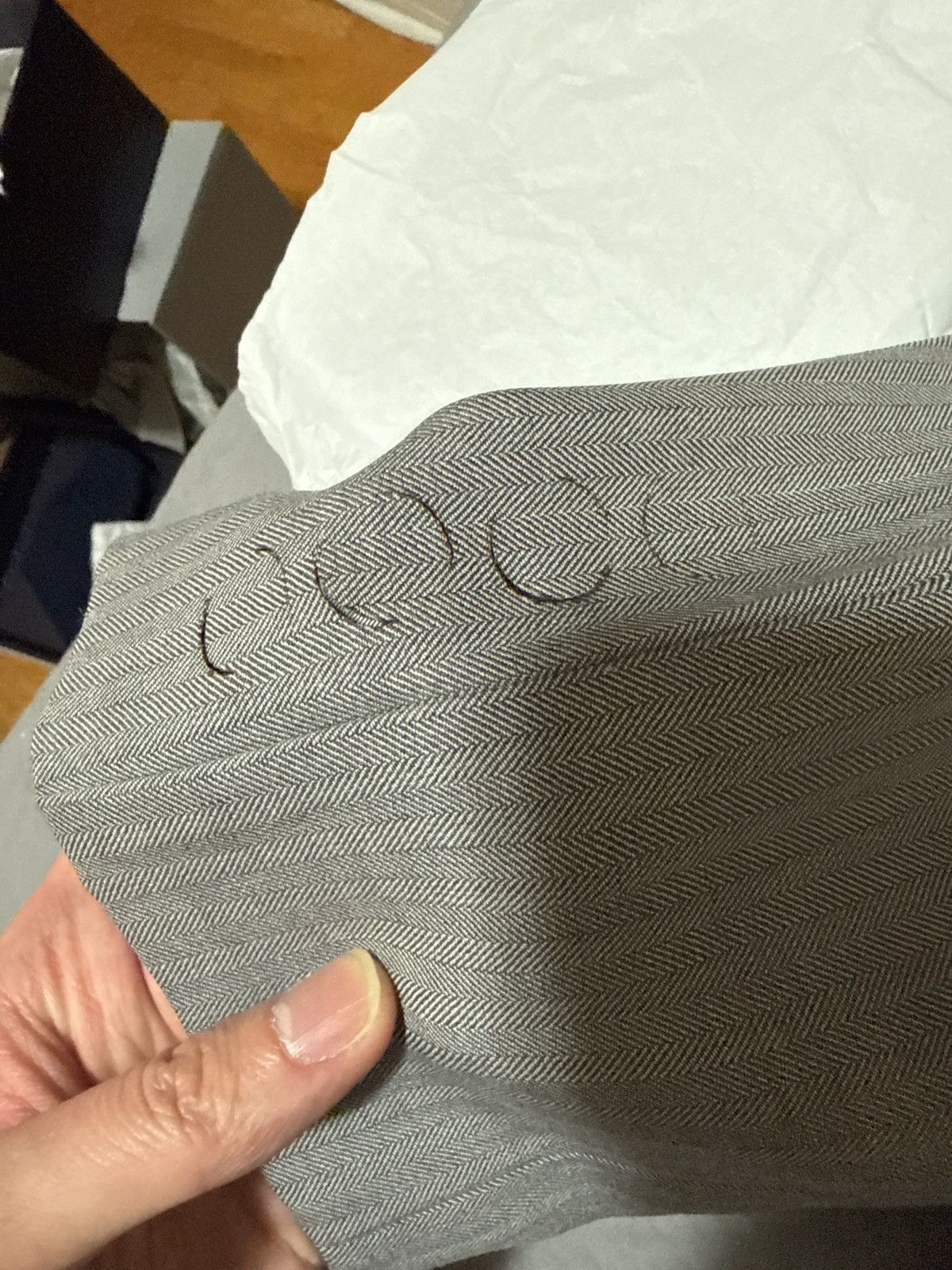 Ader Error Ader error cut-out grey blazer Size 48R - 4 Thumbnail