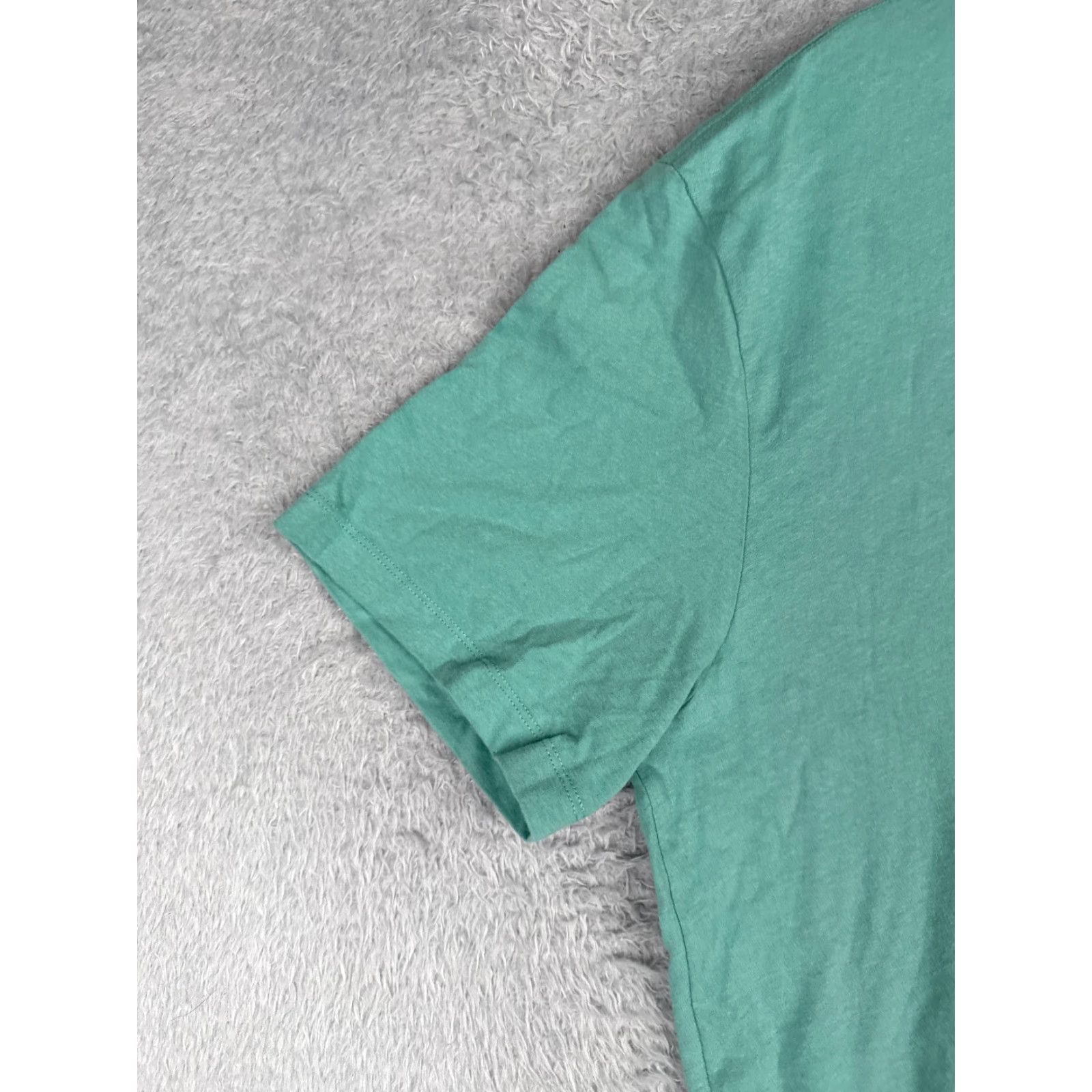 The North Face The North Face Shirt Men XL Teal Short Sleeve Cotton Jersey Logo Crew Neck T-Shirt All Seasons Slimming Size US XL / EU 56 / 4 - 3 Thumbnail
