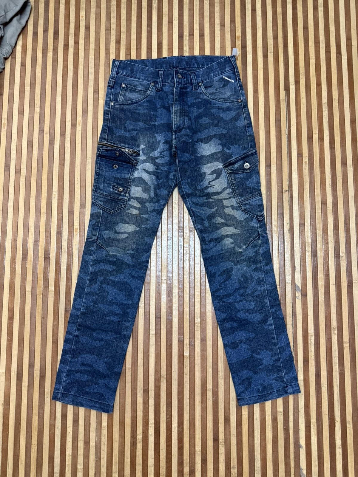 Japanese Brand Vintage Z-DRAGON Denim Cargo Pants 8 Pockets / Streetwear Size US 29 - 5 Thumbnail