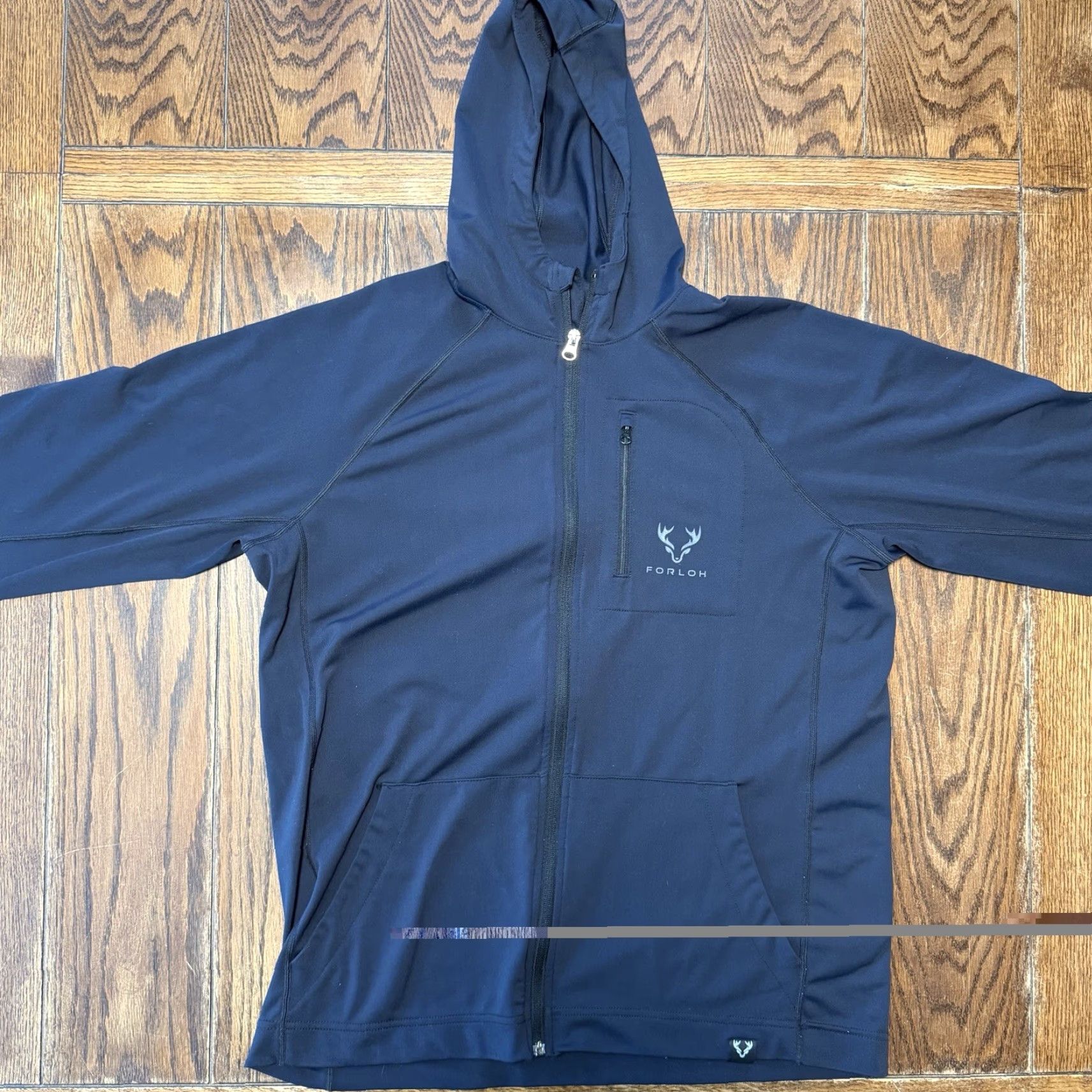 Vintage FORLOH Men’s Medium Full Zip Hoodie Jacket Stretch Outdoor Performance USA Hunt Size US M / EU 48-50 / 2 - 2 Thumbnail