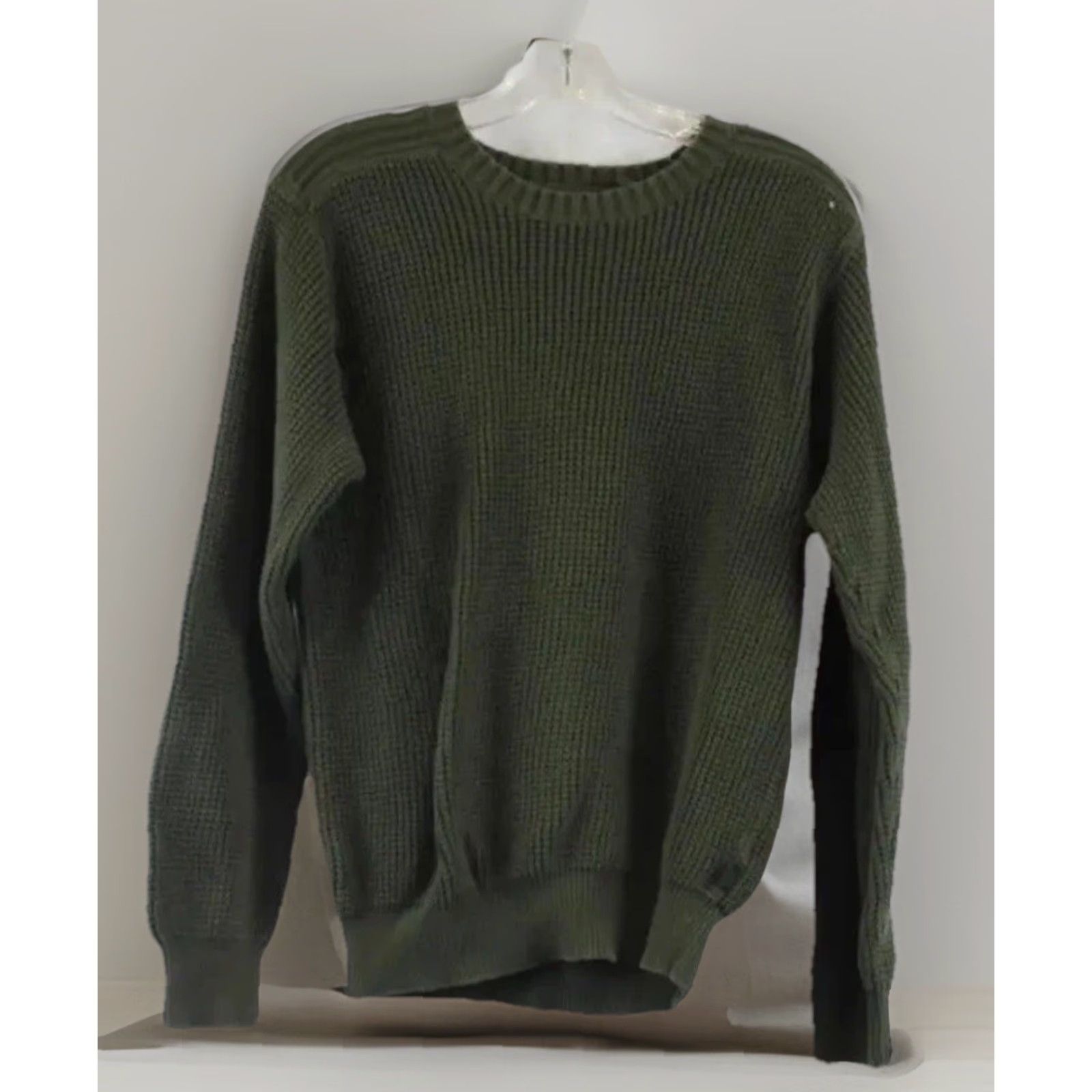 Timberland Men's Timberland Wear Outdoor Dark Green Waffle Knit Pullover Sweater Size Small Size US S / EU 44-46 / 1 - 2 Thumbnail