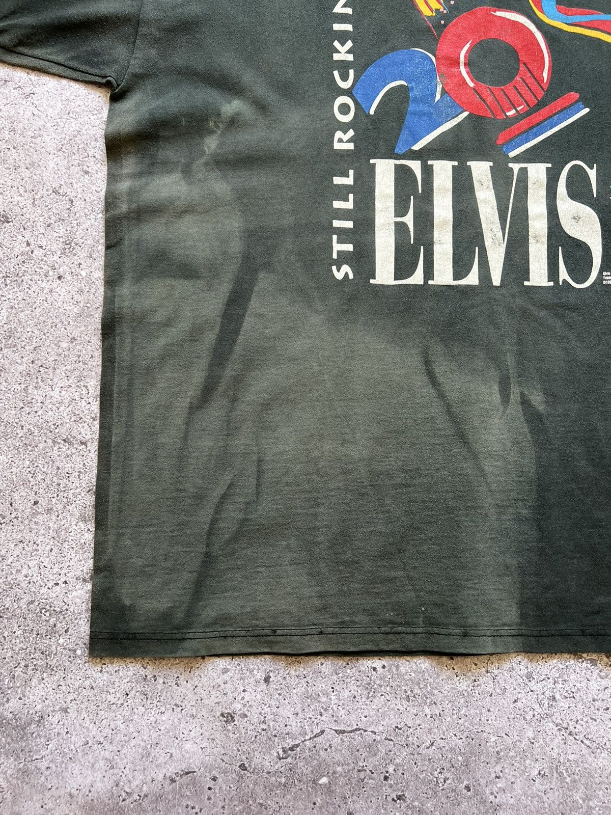 Band Tees × Jerzees × Vintage Vintage 1997 Elvis Presley Still Rockin 90s T-Shirt Size US XXL / EU 58 / 5 - 7 Thumbnail